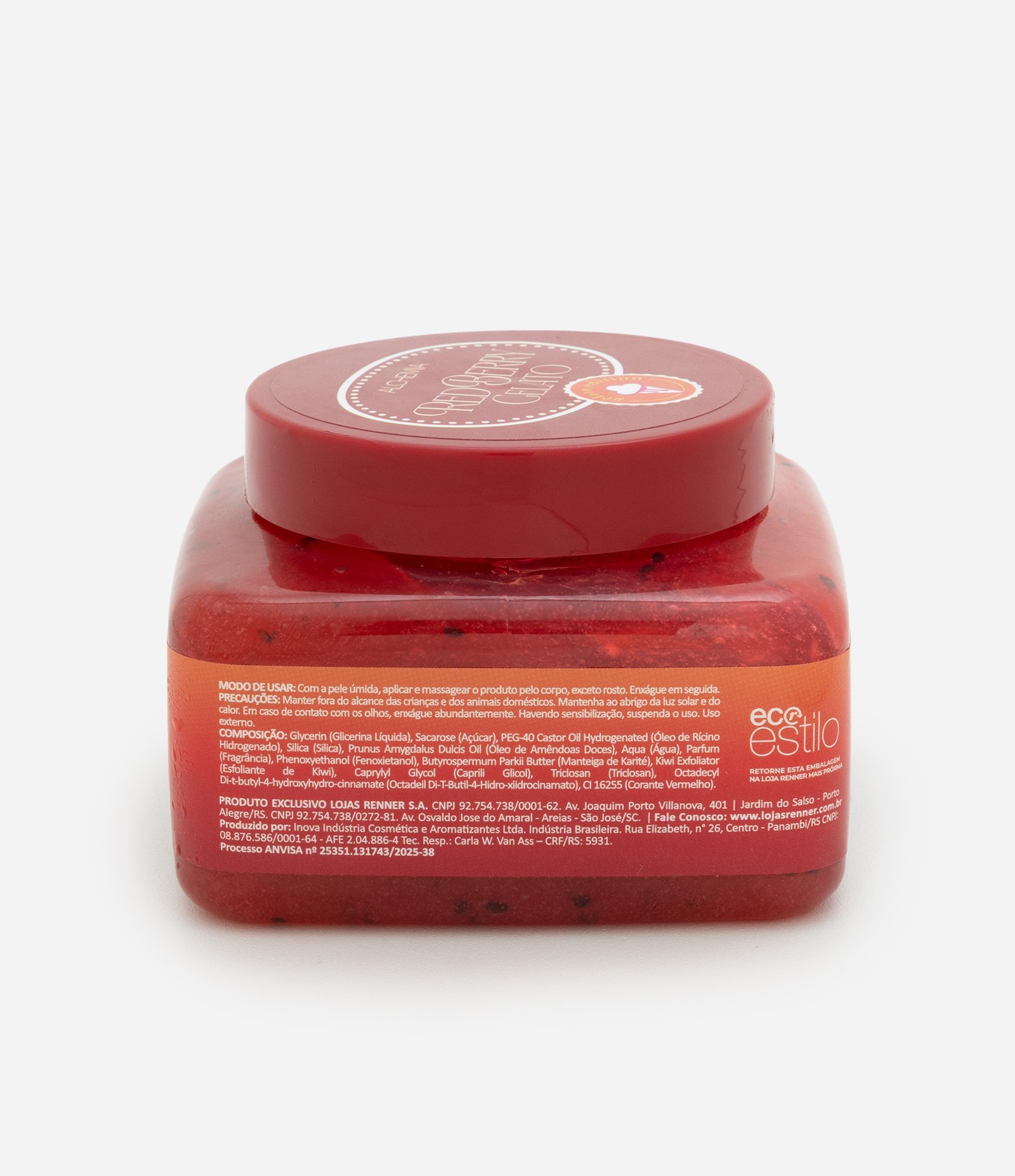 Body Scrub Esfoliante Corporal Red Berry 250g 250G 2