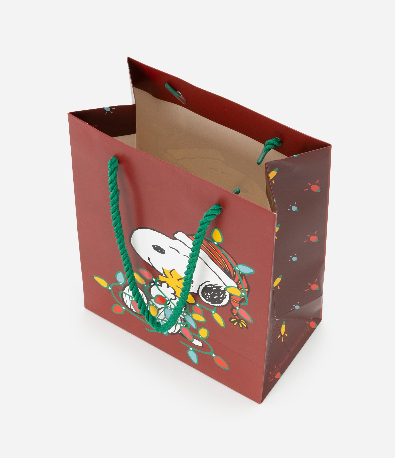 Embalagem de Presente Pequena com Snoopy Natalino Vermelho 3