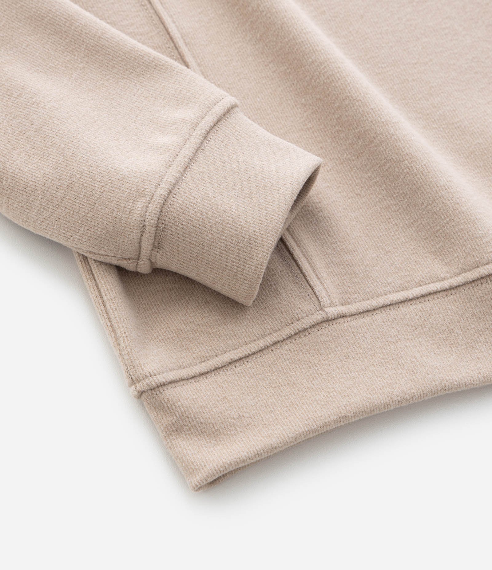 Casaco Infantil em Fleece Canelado com Recortes e Bordado – Tam 1 a 5/6 Anos Bege 4