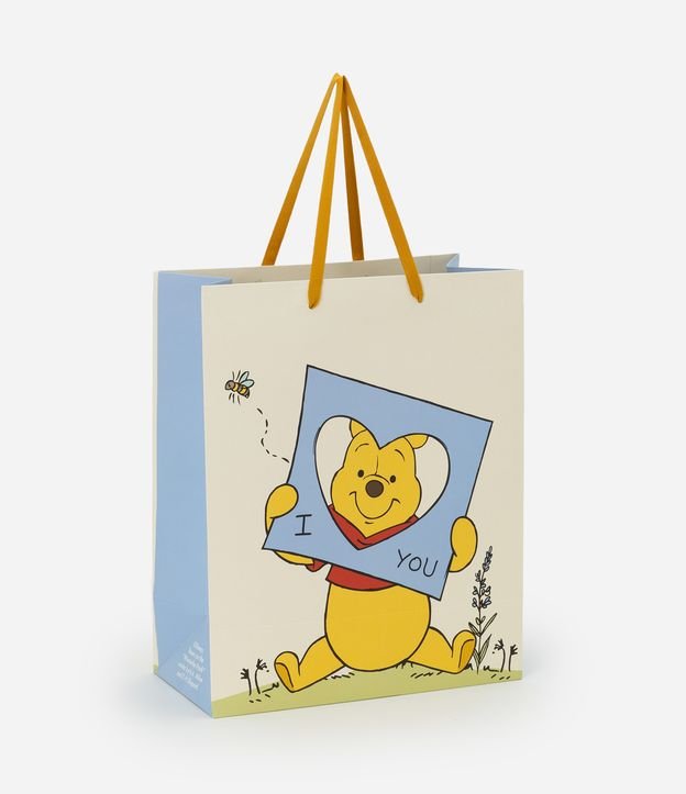 Embalagem de Presente Média com Estampa do Ursinho Pooh