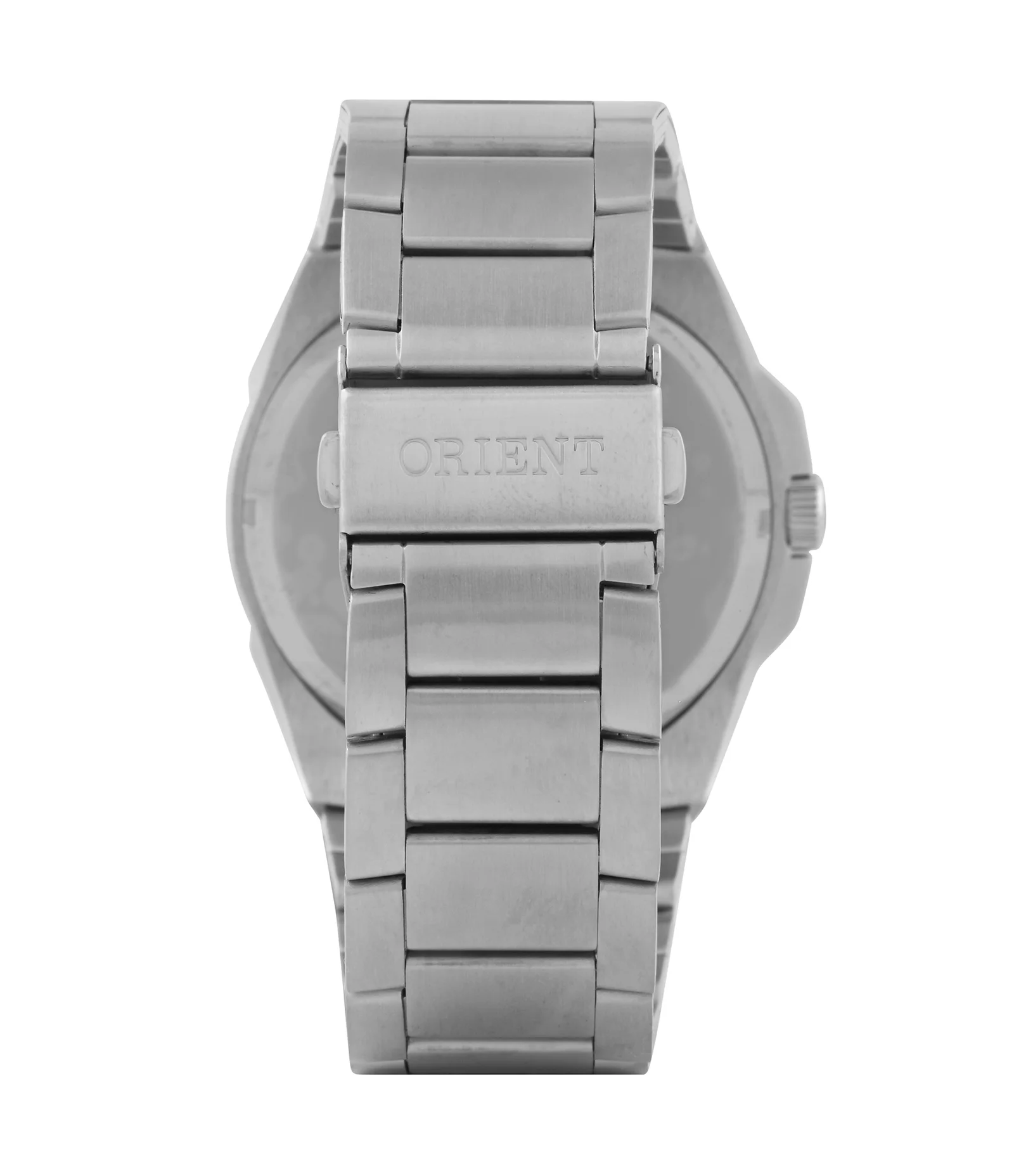 Relógio Analógico em Aço Masculino Orient Prata 2