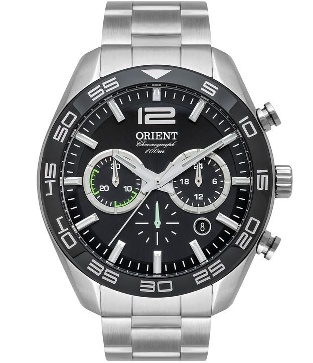 Relógio Cronógrafo em Aço Masculino Orient