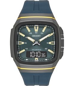 Relógio Solartech Anadigi com Pulseira em Silicone Masculino Orient
