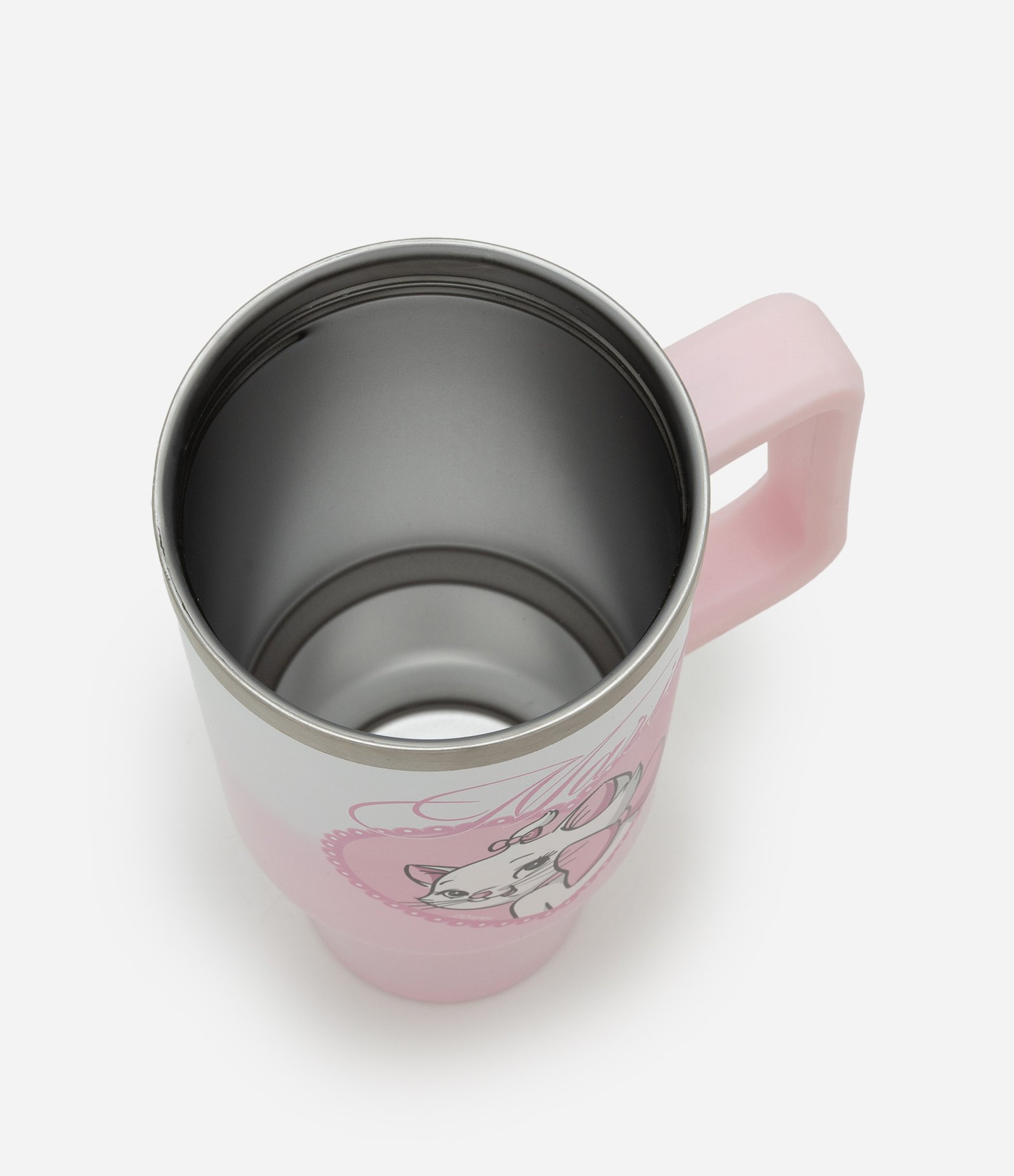 Copo Térmico com Canudo em Metal e Estampa Marie Rosa 3