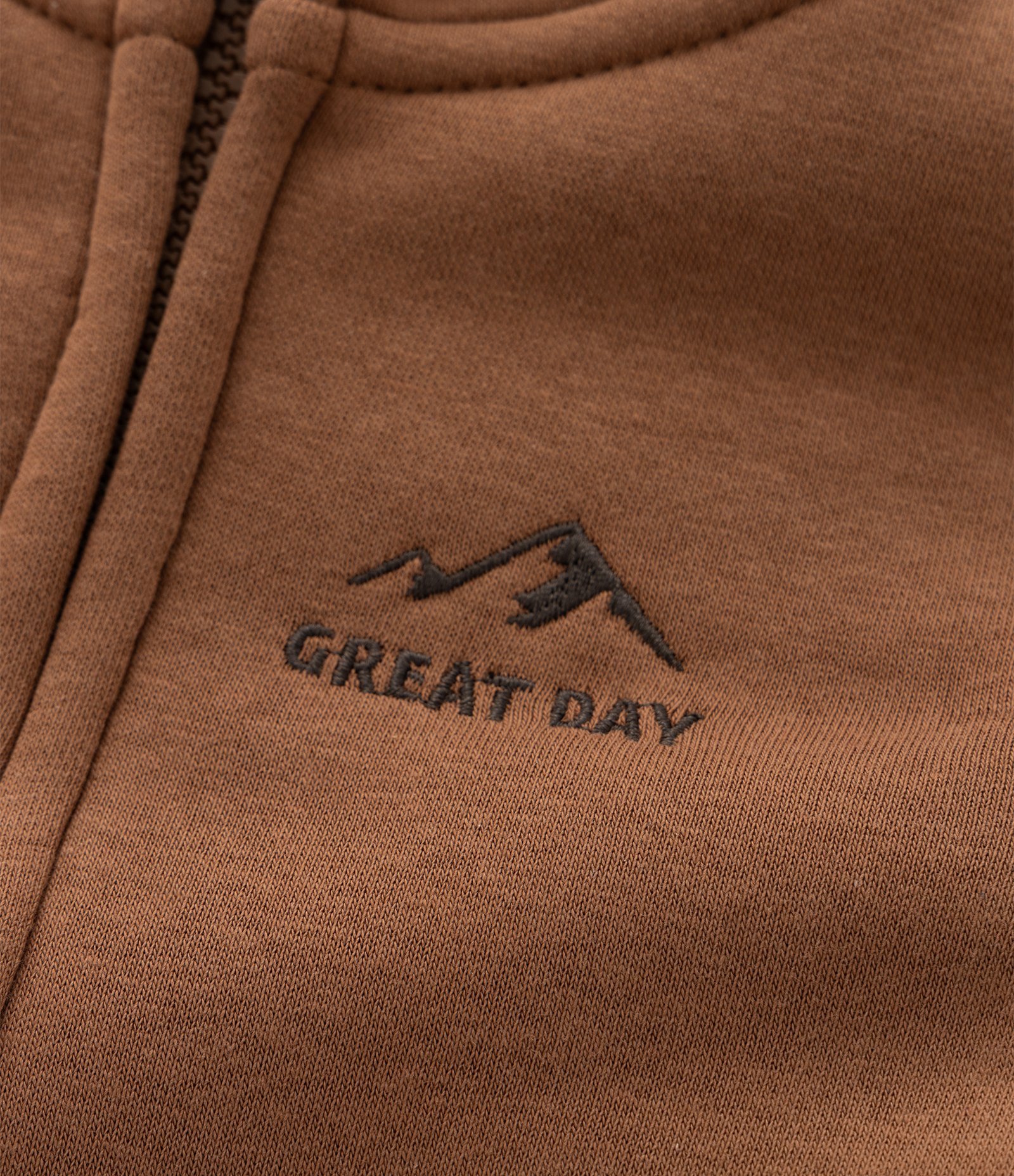 Jaqueta Infantil com Sherpa e Bordado – Tam 1 a 5/6 Anos Marrom 9