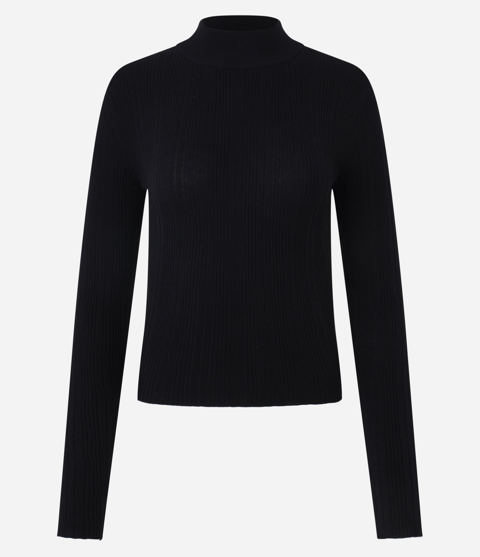 Blusa em Tricô com Gola Alta Preto 4