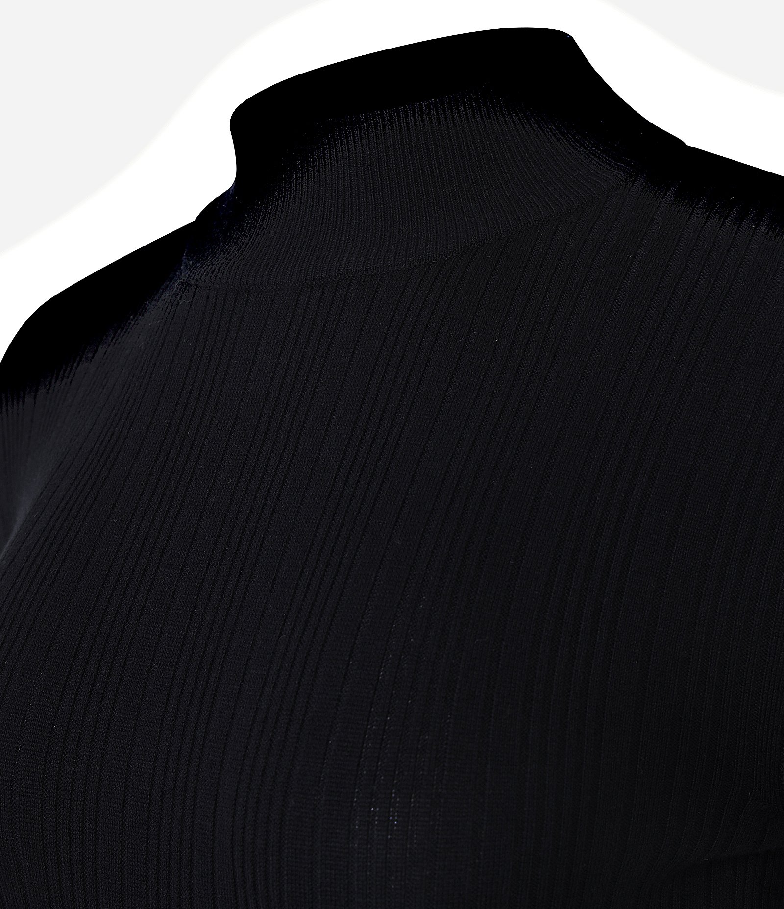 Blusa em Tricô com Gola Alta Preto 5