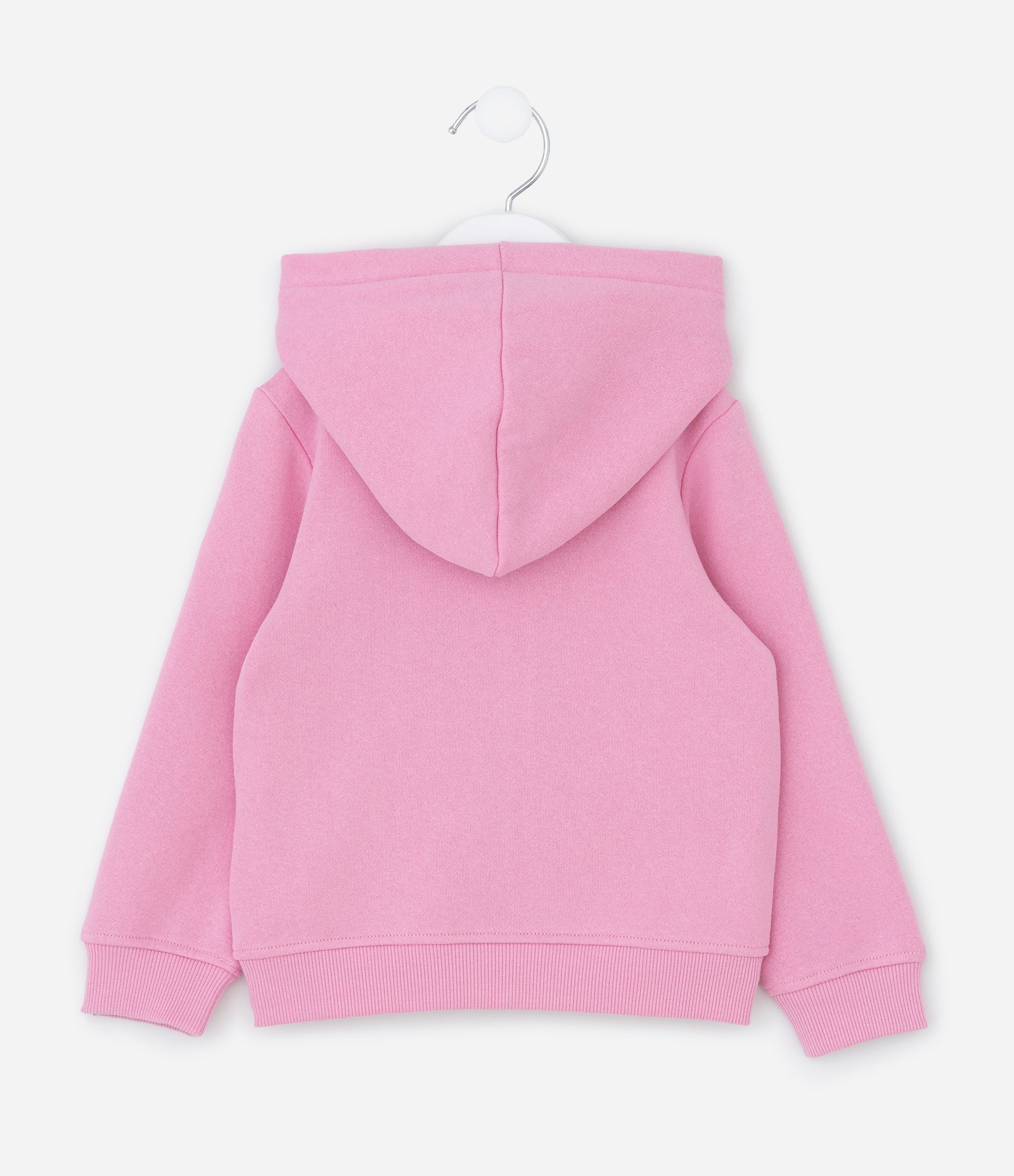 Jaqueta Infantil em Moletom com Bordado Localizado – Tam 1 a 5 Anos Rosa 3