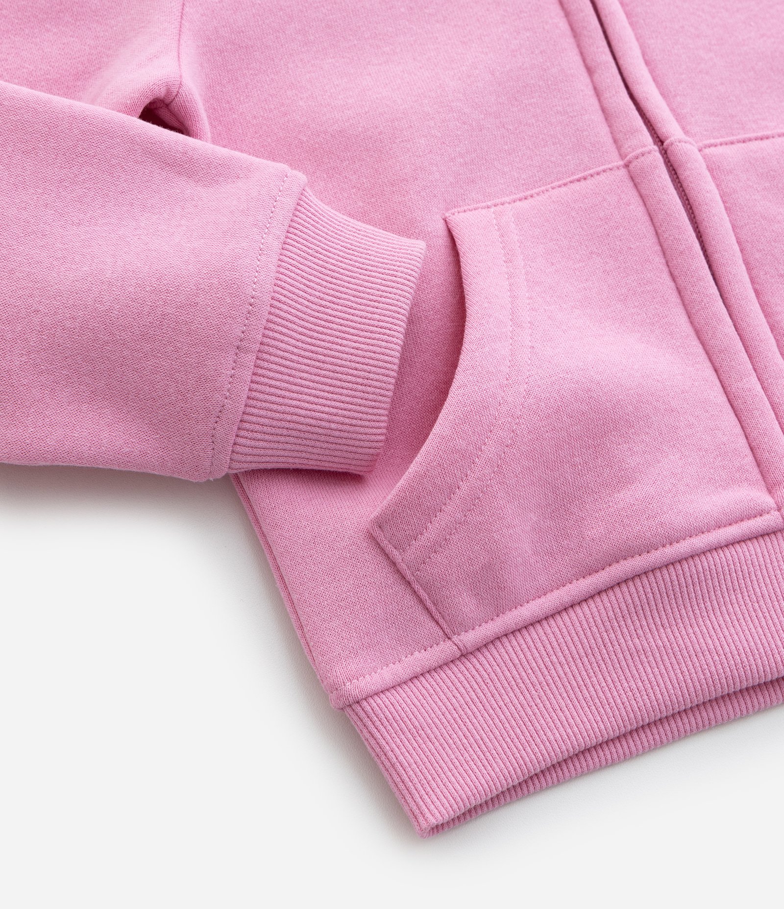 Jaqueta Infantil em Moletom com Bordado Localizado – Tam 1 a 5 Anos Rosa 5