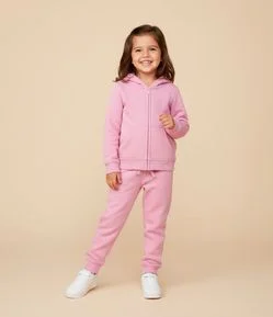 Calça Infantil Jogger em Moletom com Felpa – Tam 1 a 5 Anos
