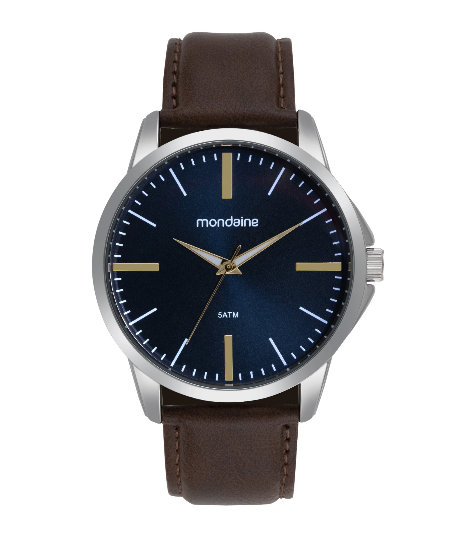 Relógio Analógico Masculino Mondaine Marrom 1