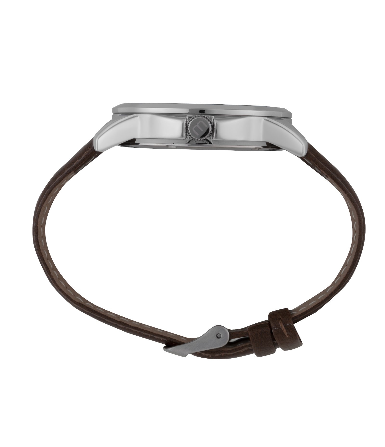 Relógio Analógico Masculino Mondaine Marrom 3