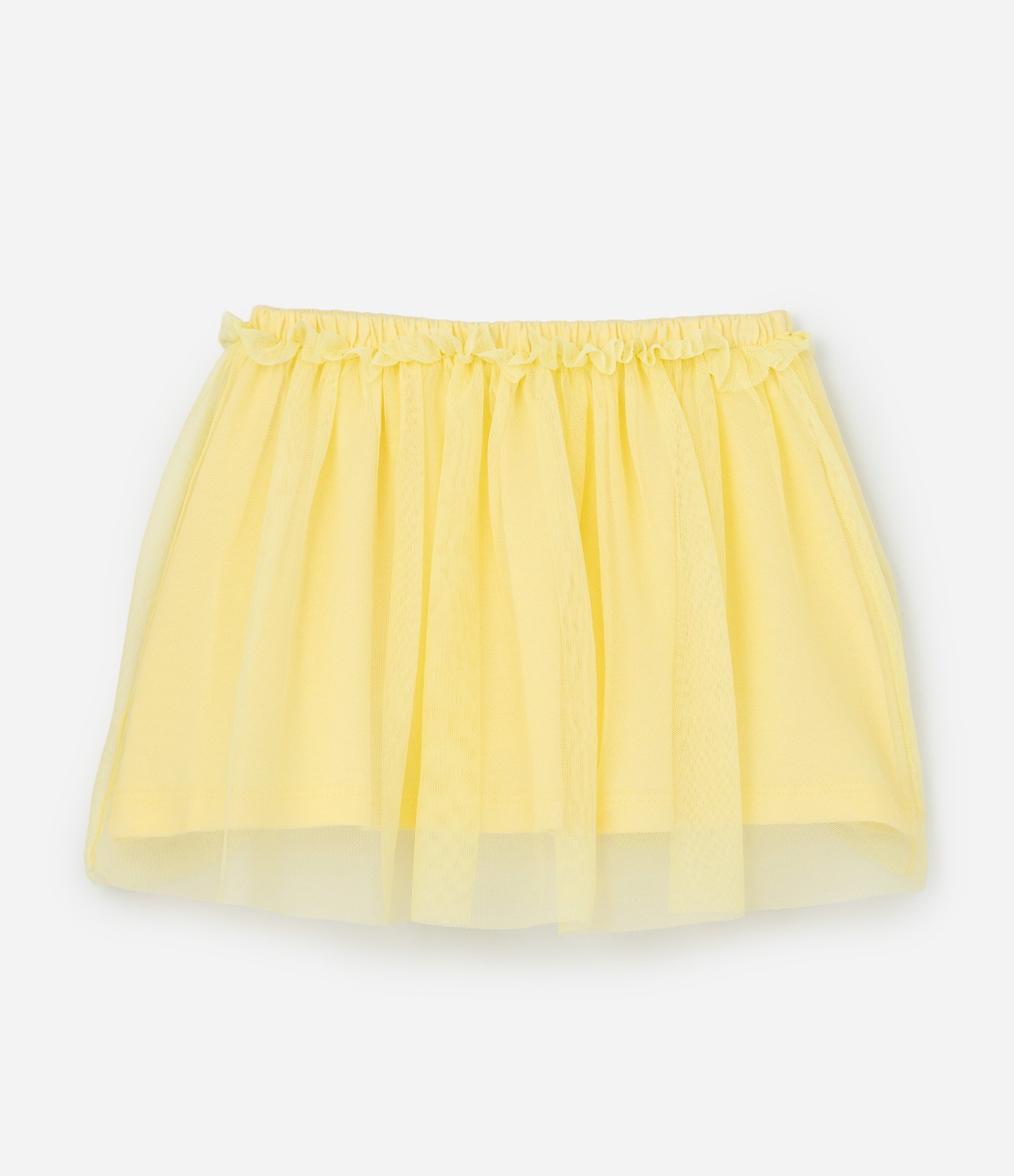 Conjunto Infantil com Flores de Paetês - Tam 1 a 6 Anos Branco/Amarelo 4