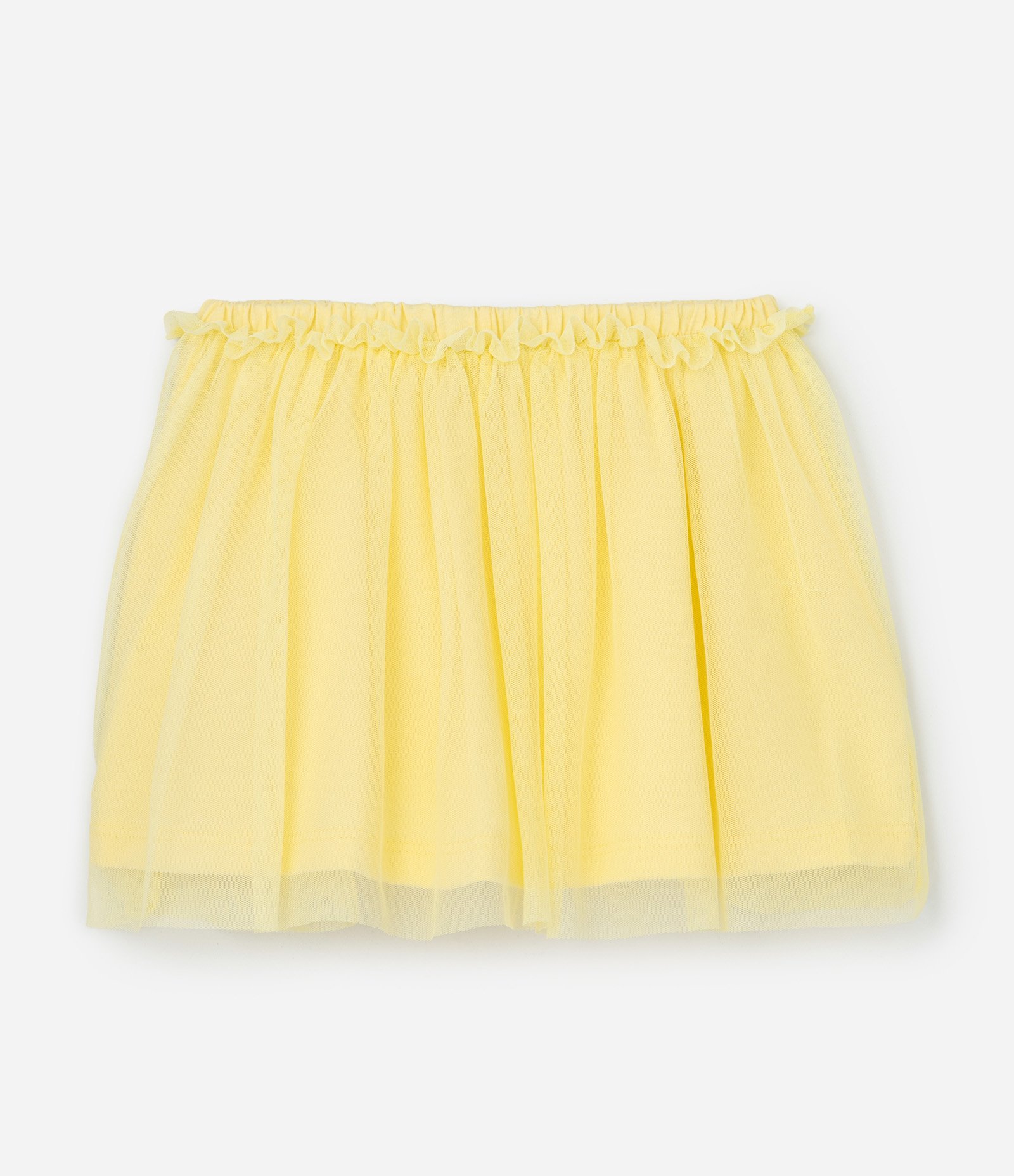 Conjunto Infantil com Flores de Paetês - Tam 1 a 6 Anos Branco/Amarelo 5
