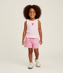 Regata Infantil em Ribana com Bordado de Lagosta - Tam 1 a 6 Anos