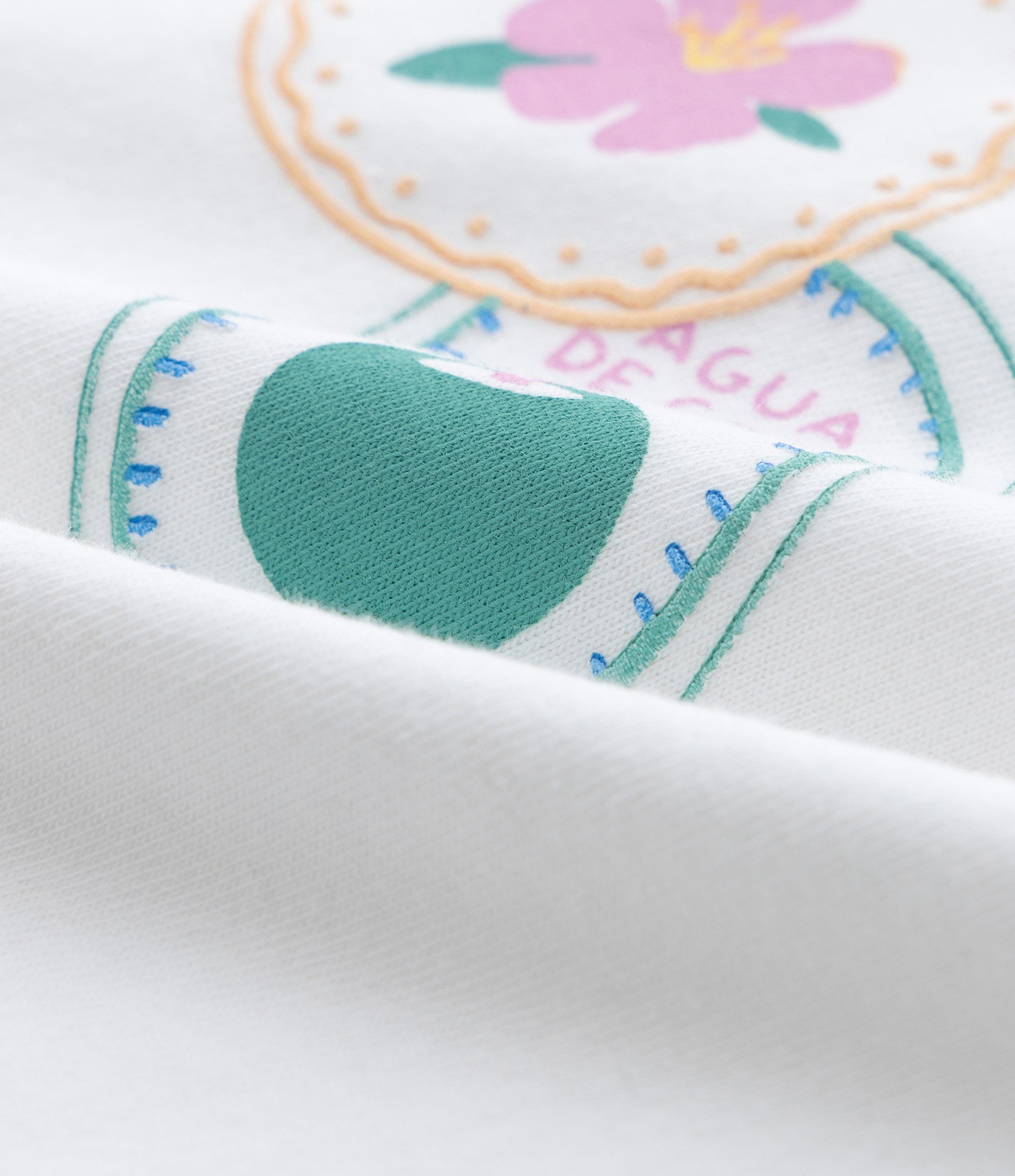 Blusa Infantil com Estampa de Selos Praianos - Tam 1 a 6 Anos Branco 3