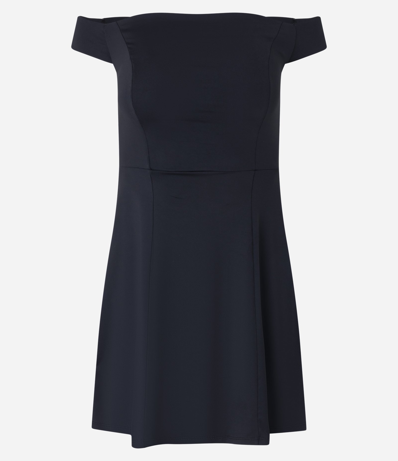 Vestido Curto Ombro a Ombro Preto 4