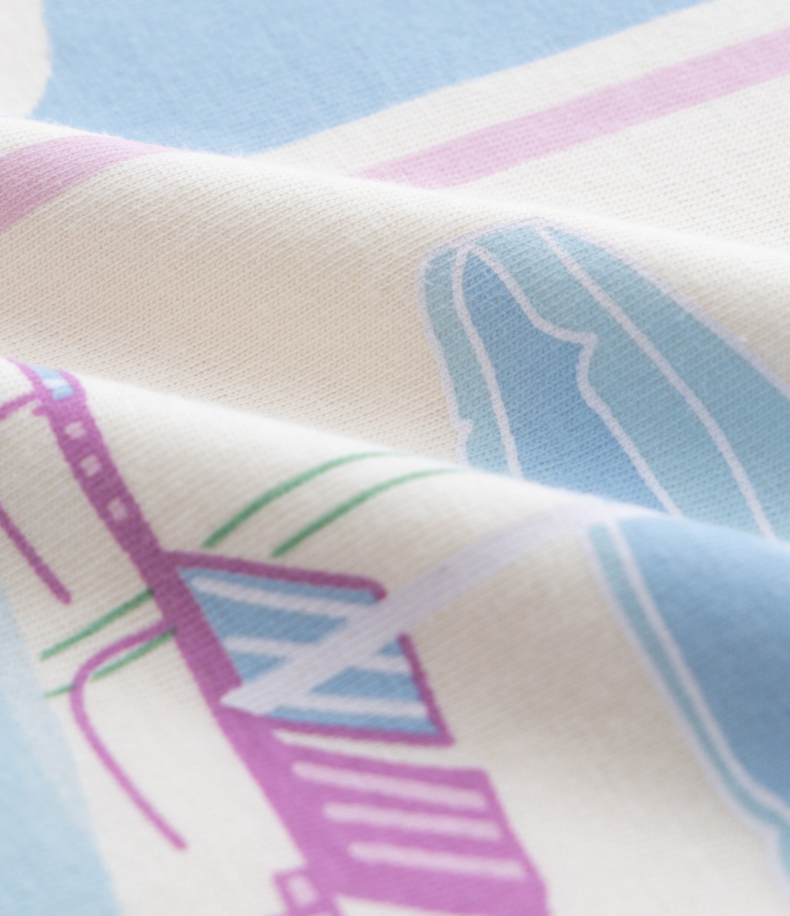 Camiseta Infantil com Estampa Palm Spring - Tam 5 a 14 anos Off White 4