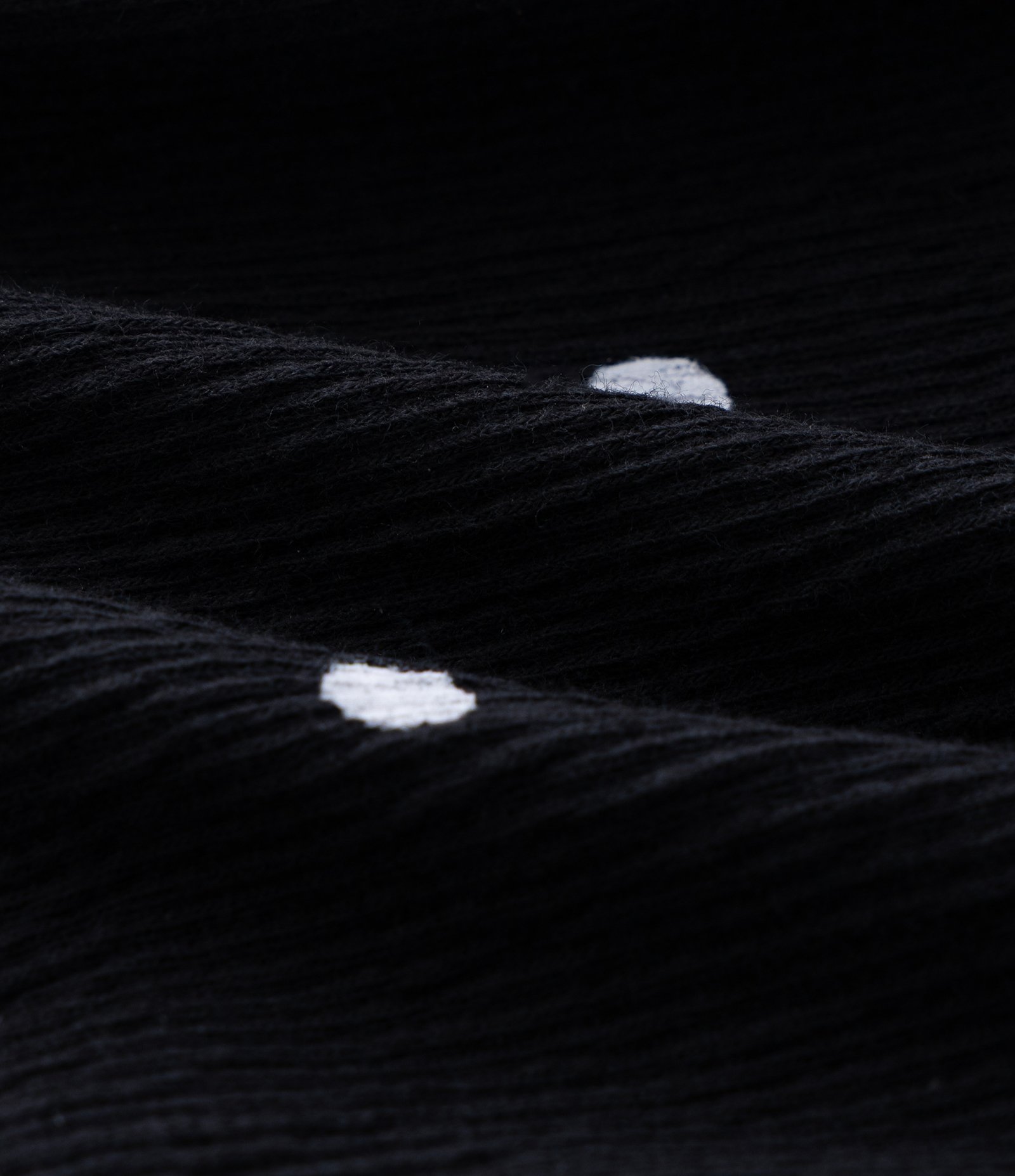 Saia Infantil Balonê com Estampa Poá Texturizada - Tam 1 a 6 Anos Preto 4