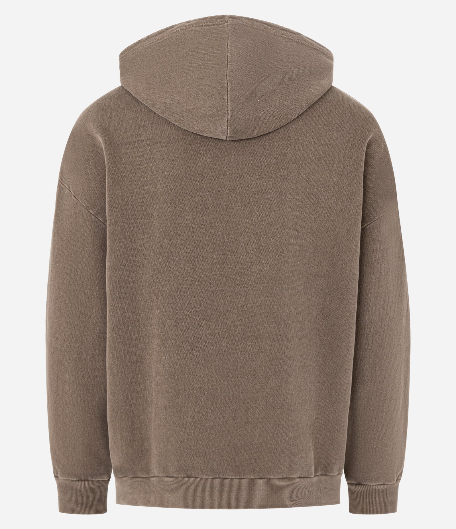 Casaco Boxy em Moletom com Capuz e Lettering Estilizado Veigh Marrom 10