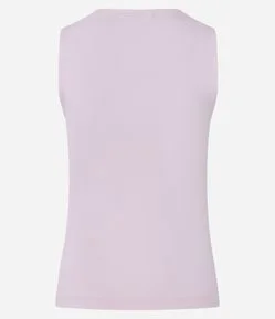 Blusa em Poliamida com Gola Redonda