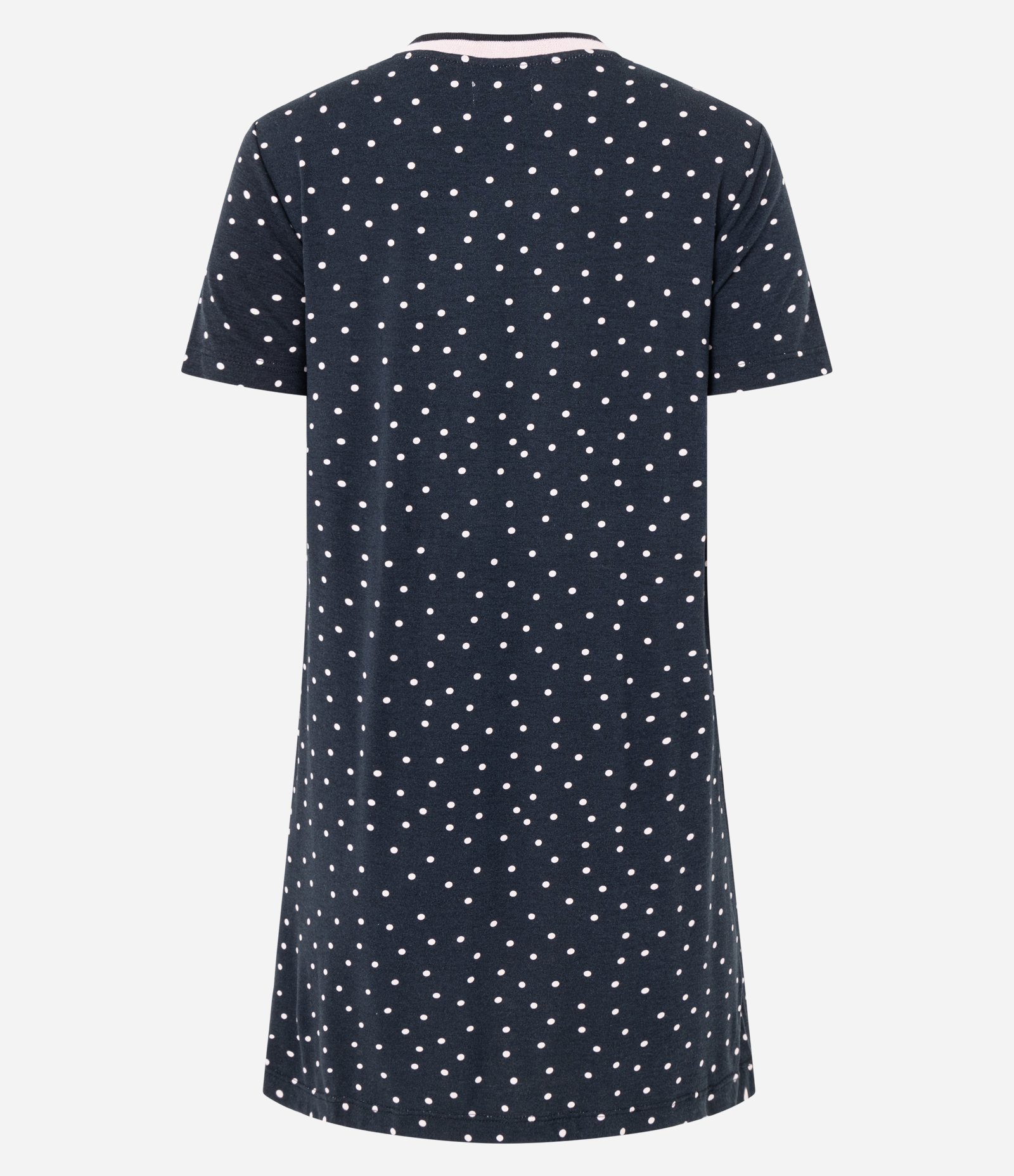 Camisola Curta em Viscolycra com Manga Curta e Estampa de Bolinhas Skyway 2