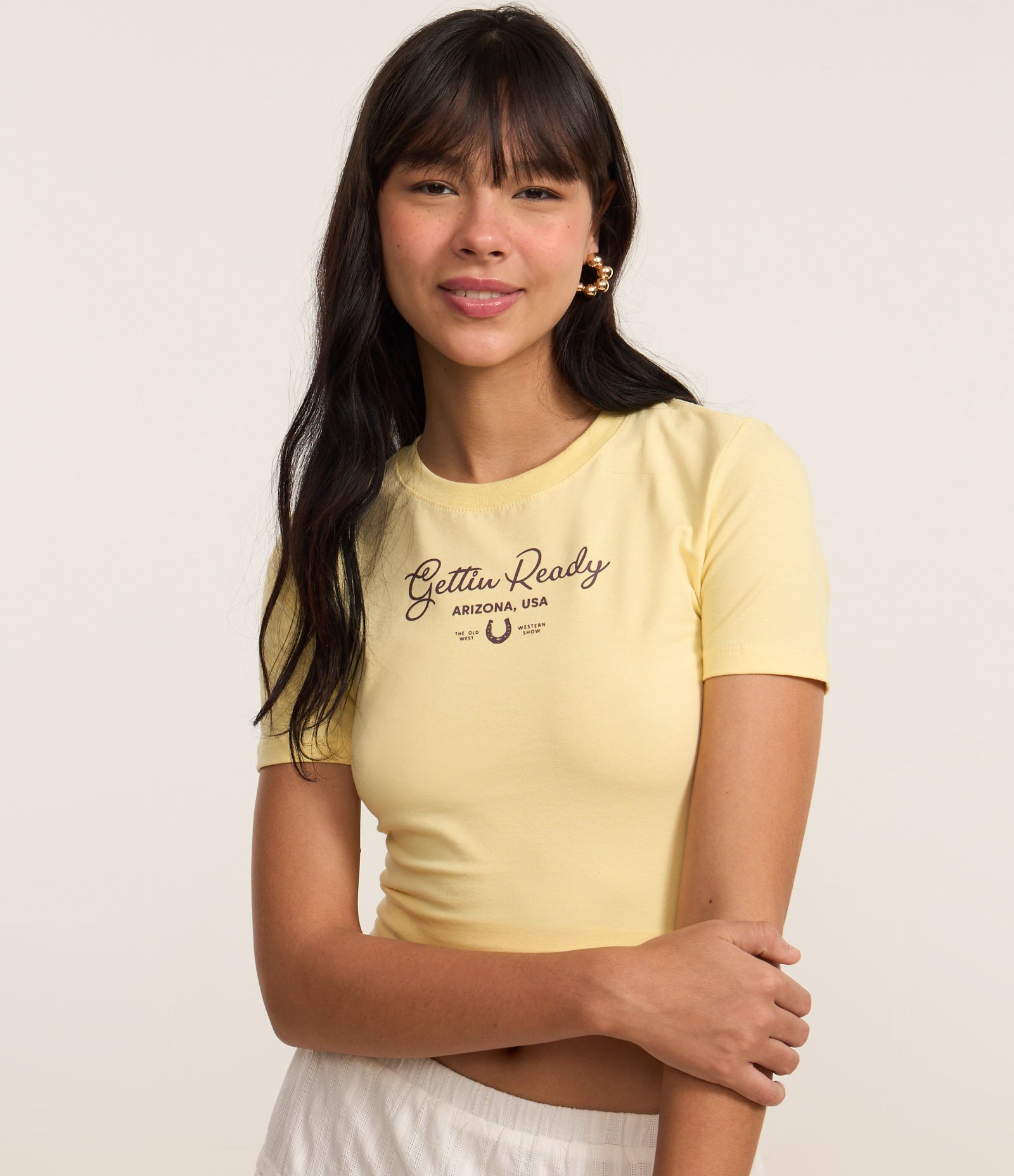 Camiseta New T-shirt em Algodão com Estampa Gettin Ready Amarelo 3