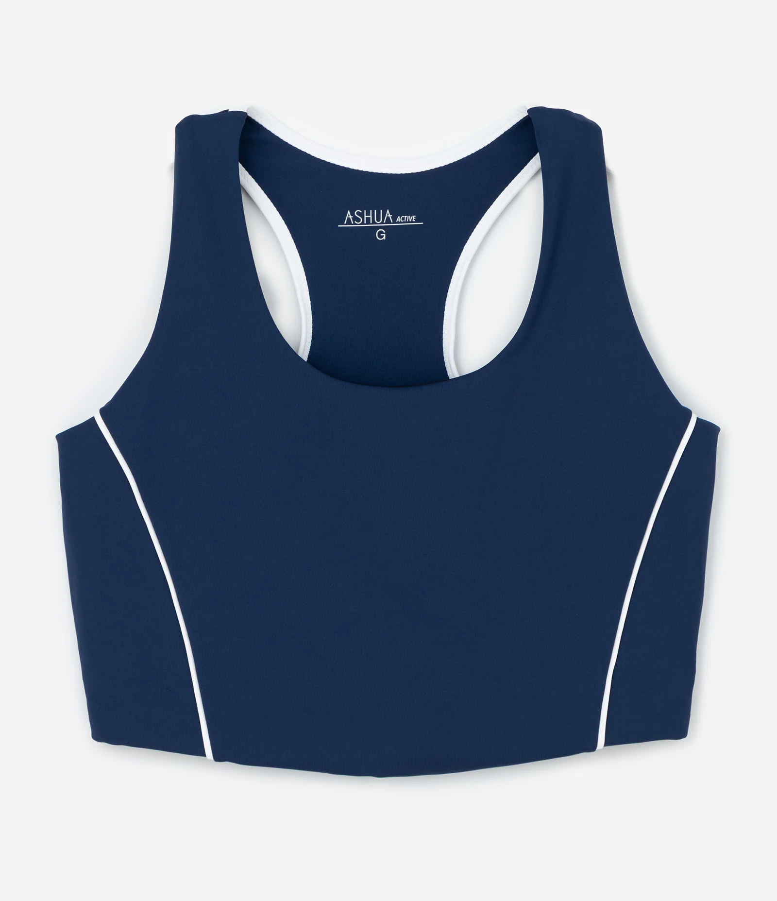 Top Esportivo com Tecnologia Dry e Detalhes Contrastantes Curve & Plus Size Azul 1