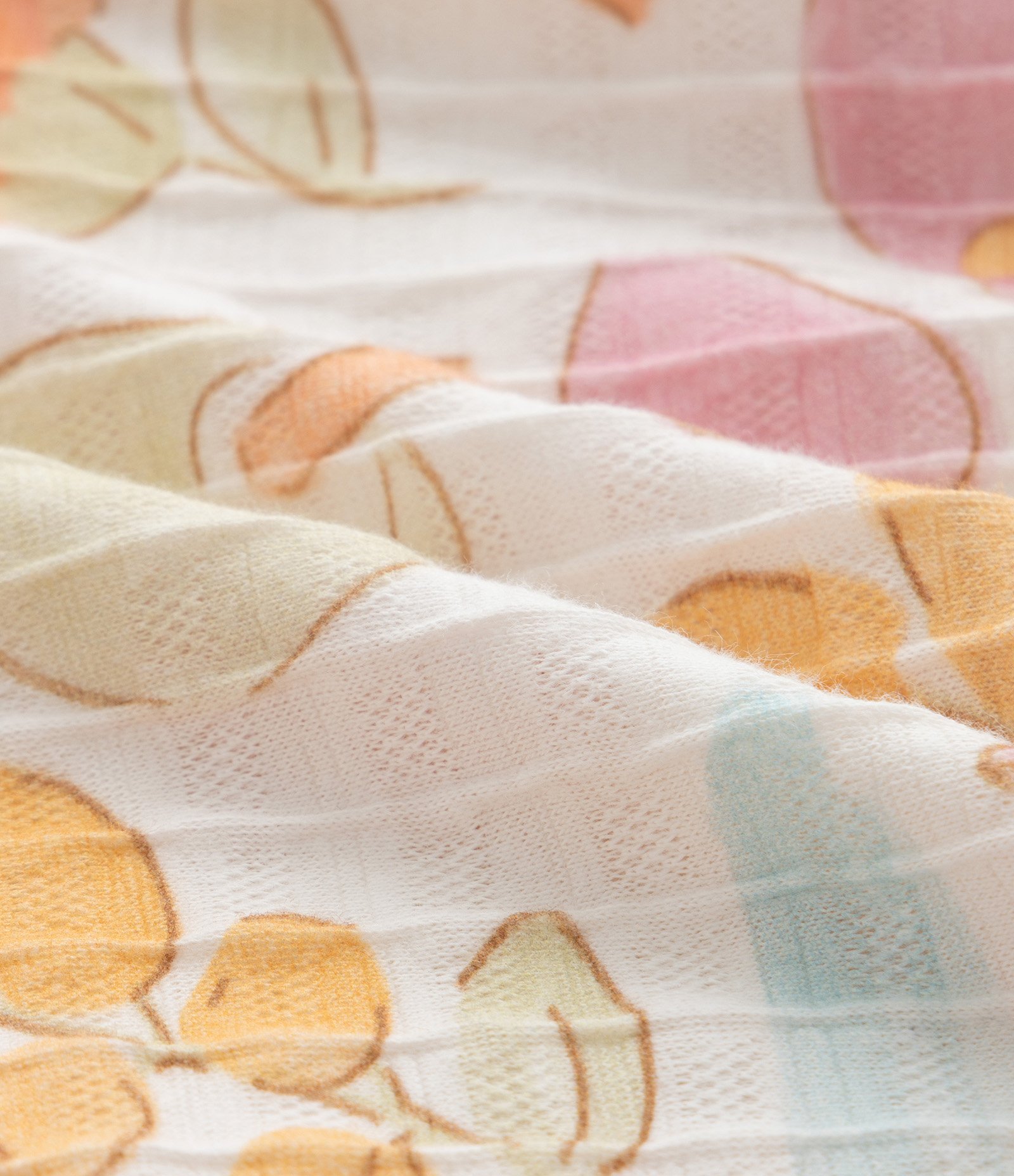 Vestido Infantil com Estampa Flora e Texturizado - Tam 1 a 6 Anos Multicores 3