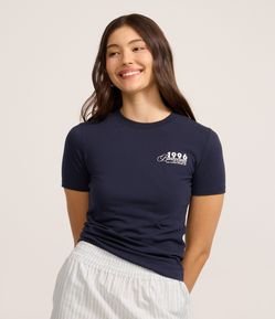 Camiseta New T-shirt em Algodão com Lettering Spain