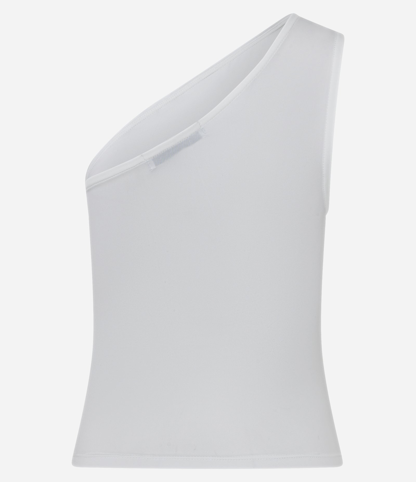 Blusa Ombro Único em Microfibra Branco 7