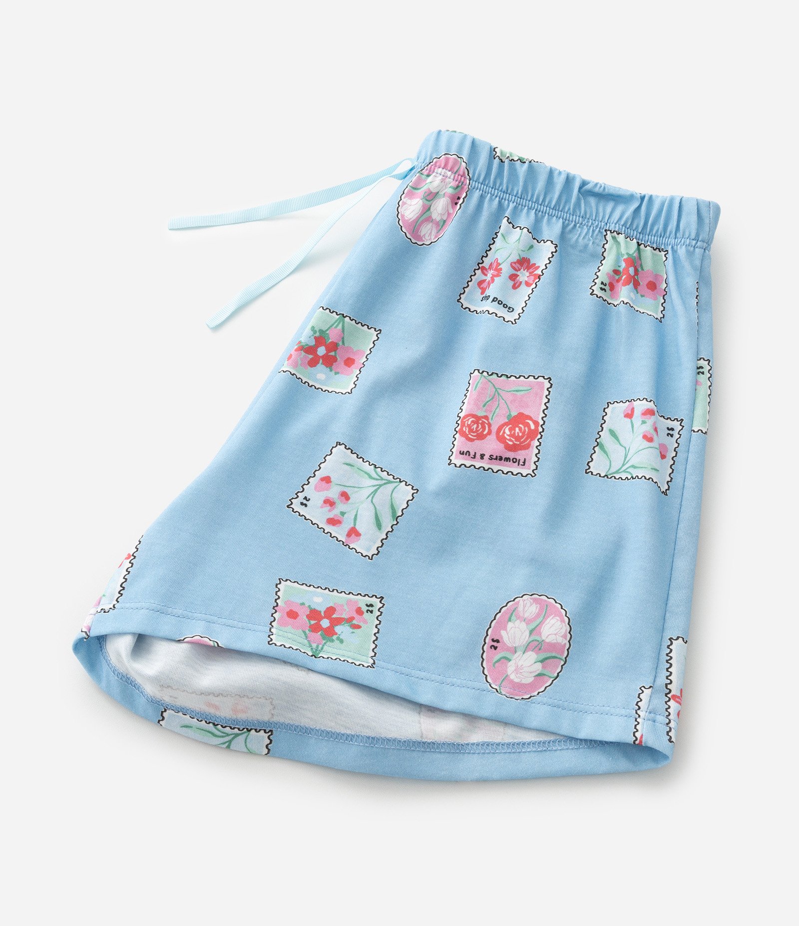 Pijama Infantil Curto com Estampa Selos - Tam 5 a 14 Anos Azul 8