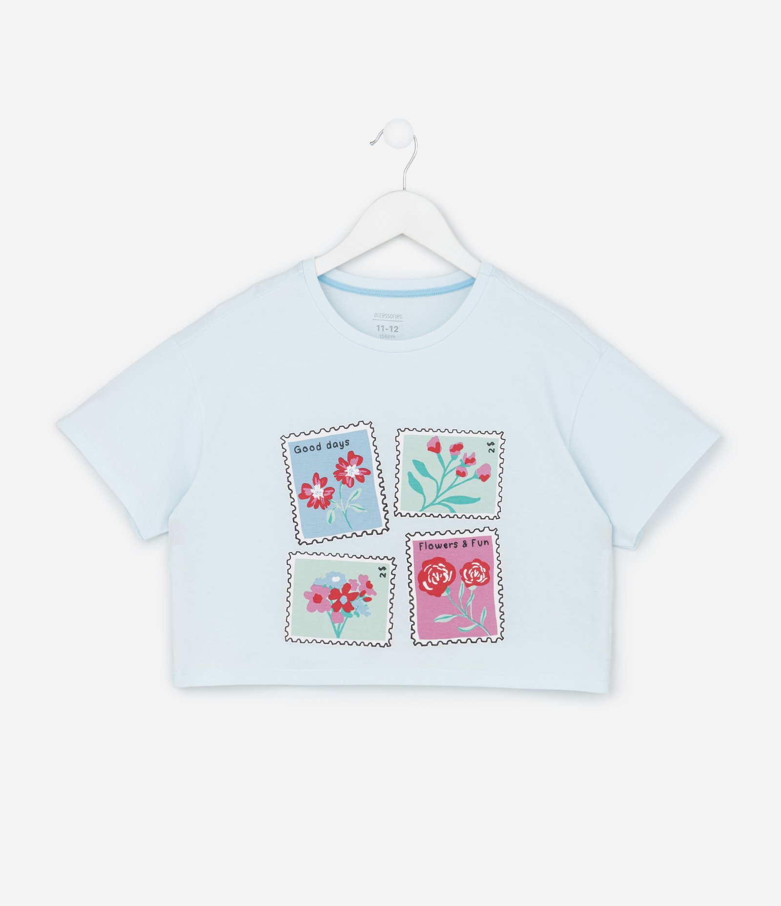 Pijama Infantil Curto com Estampa Selos - Tam 5 a 14 Anos Azul 2