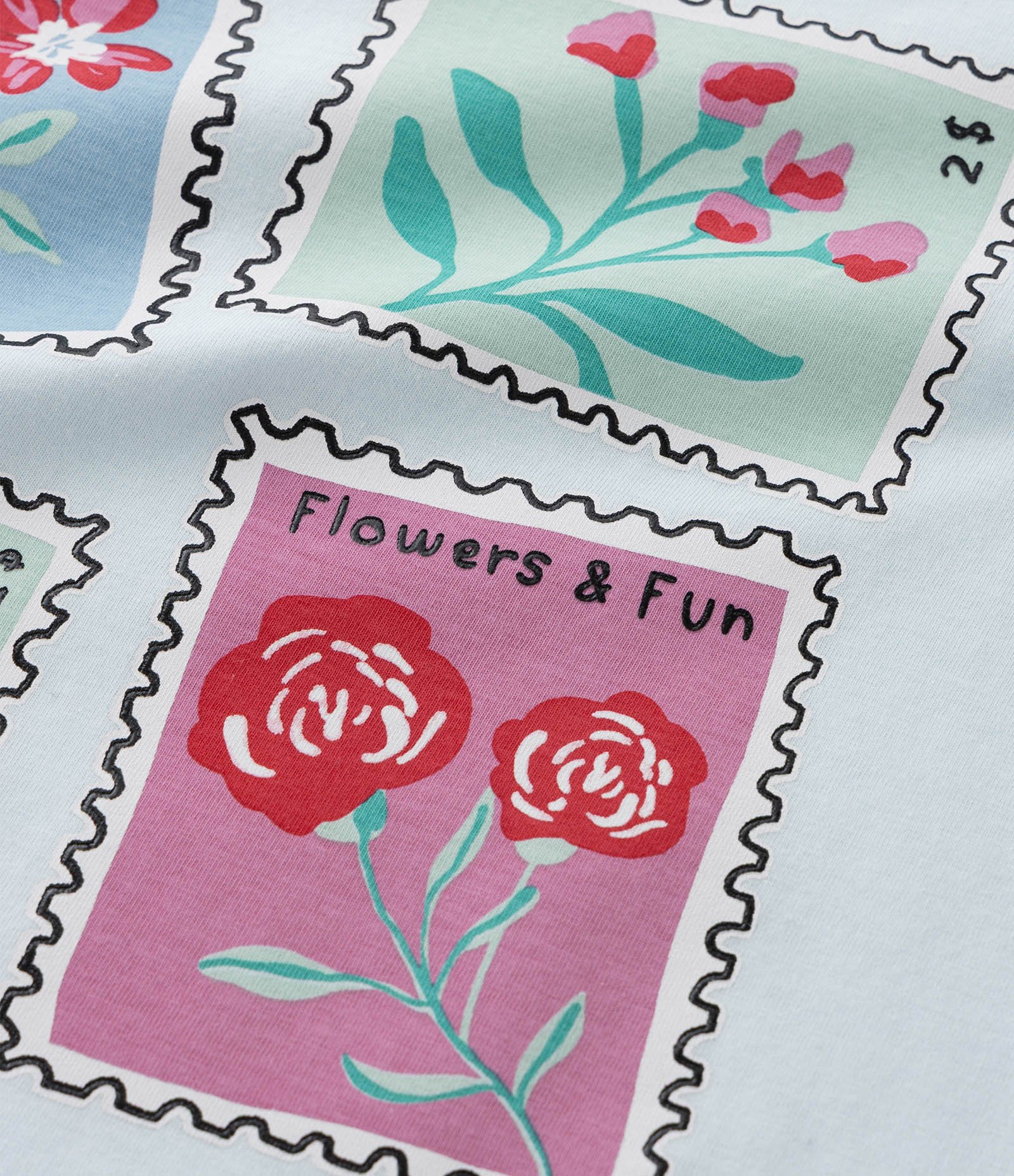 Pijama Infantil Curto com Estampa Selos - Tam 5 a 14 Anos Azul 5