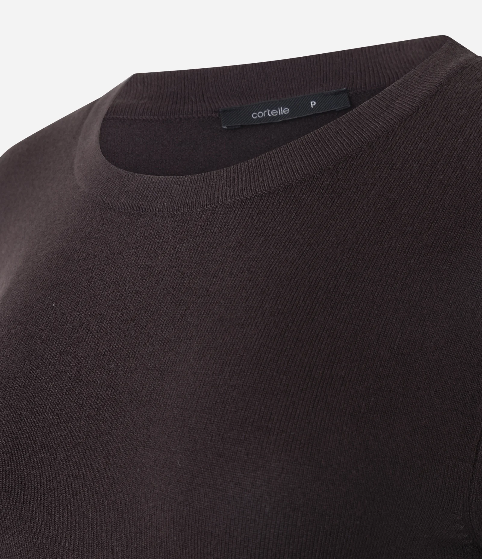 Suéter em Tricô com Botões no Punho Marrom 6