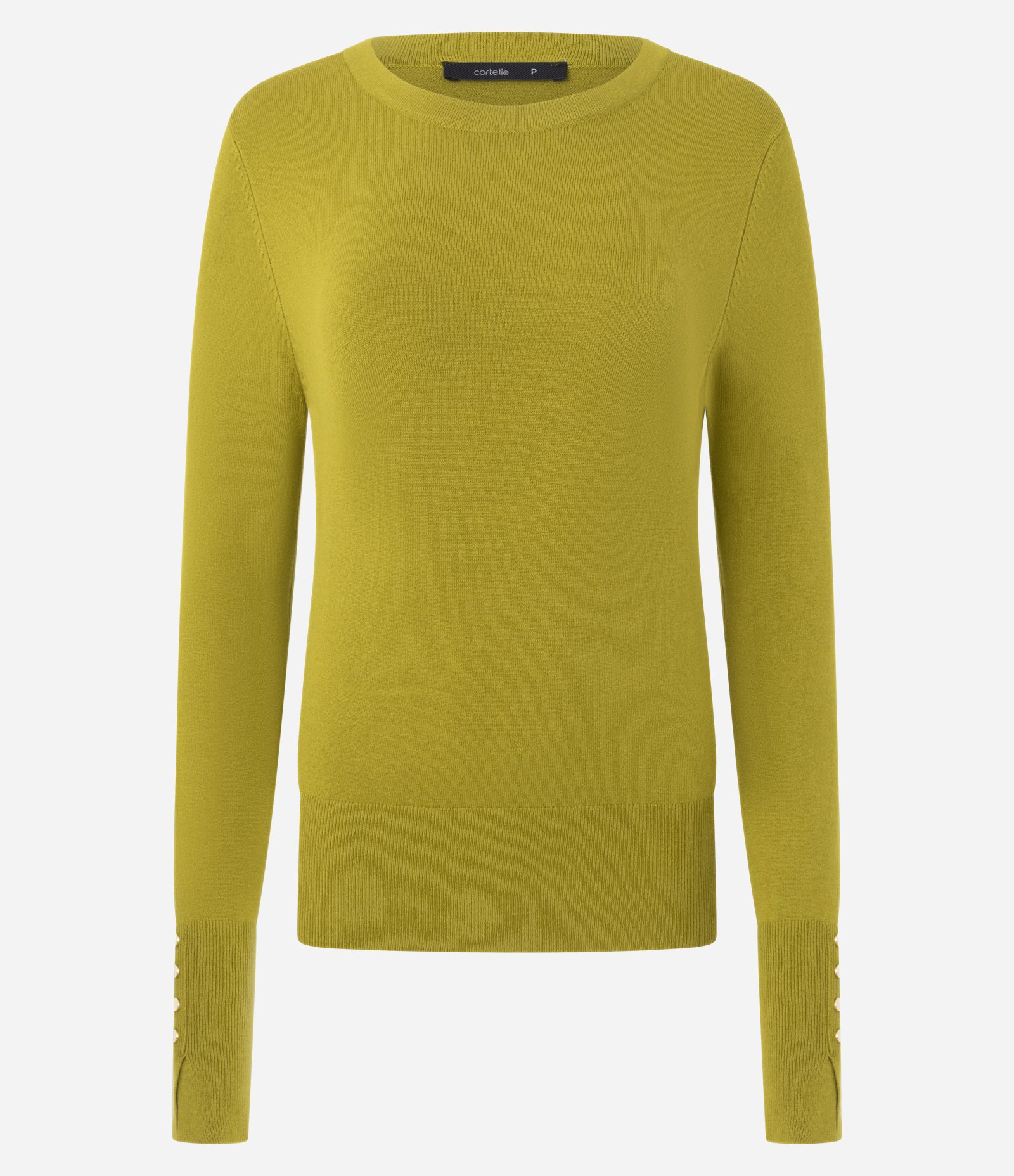 Suéter em Tricô com Botões no Punho Verde 5