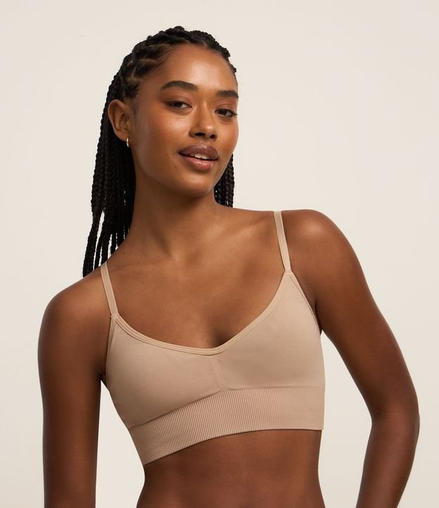 Sutiã Top com Bojo Sem Aro Seamless Tri FIl