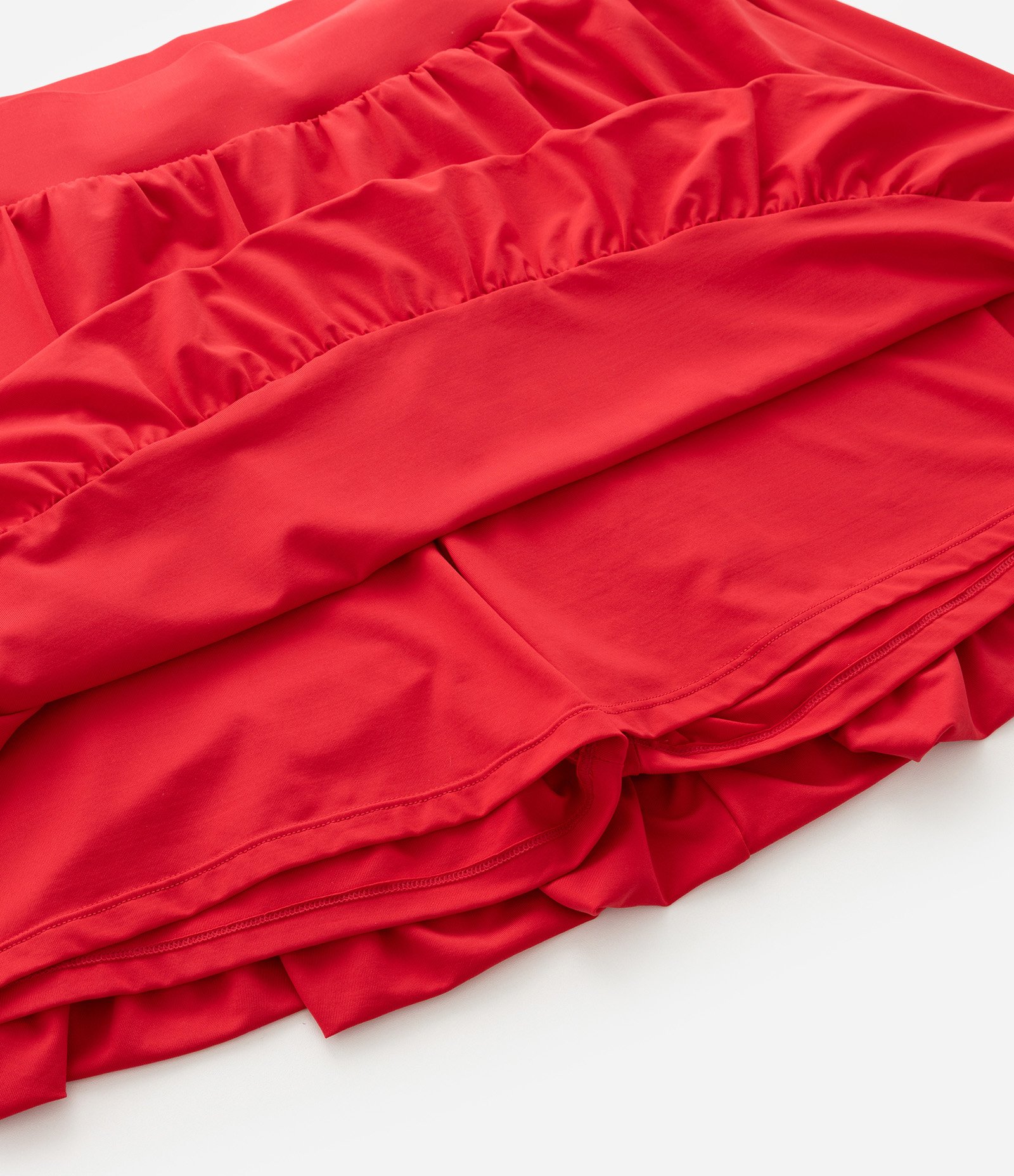 Short Saia Balonê Esportivo com Tecnologia Dry Curve e Plus Size Vermelho 4