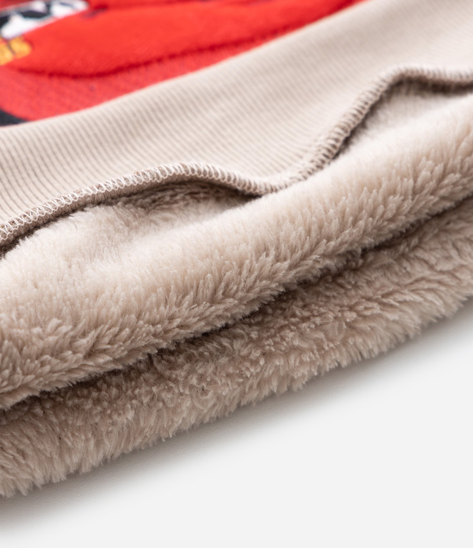 Casaco Infantil em Sherpa com Bordado Carros – Tam 1 a 6 Anos Bege 5