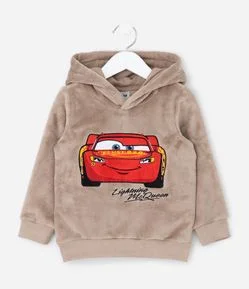 Casaco Infantil em Sherpa com Bordado Carros – Tam 1 a 6 Anos