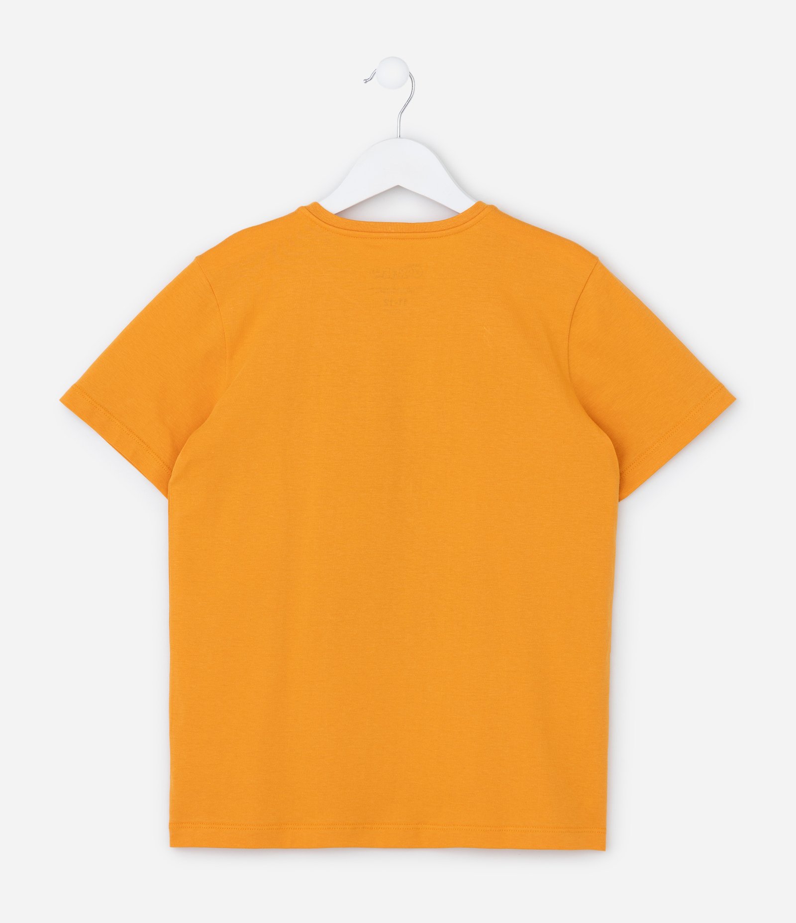 Pijama Curto Infantil com Estampa Garfield - Tam 5 a 14 Anos Amarelo 3