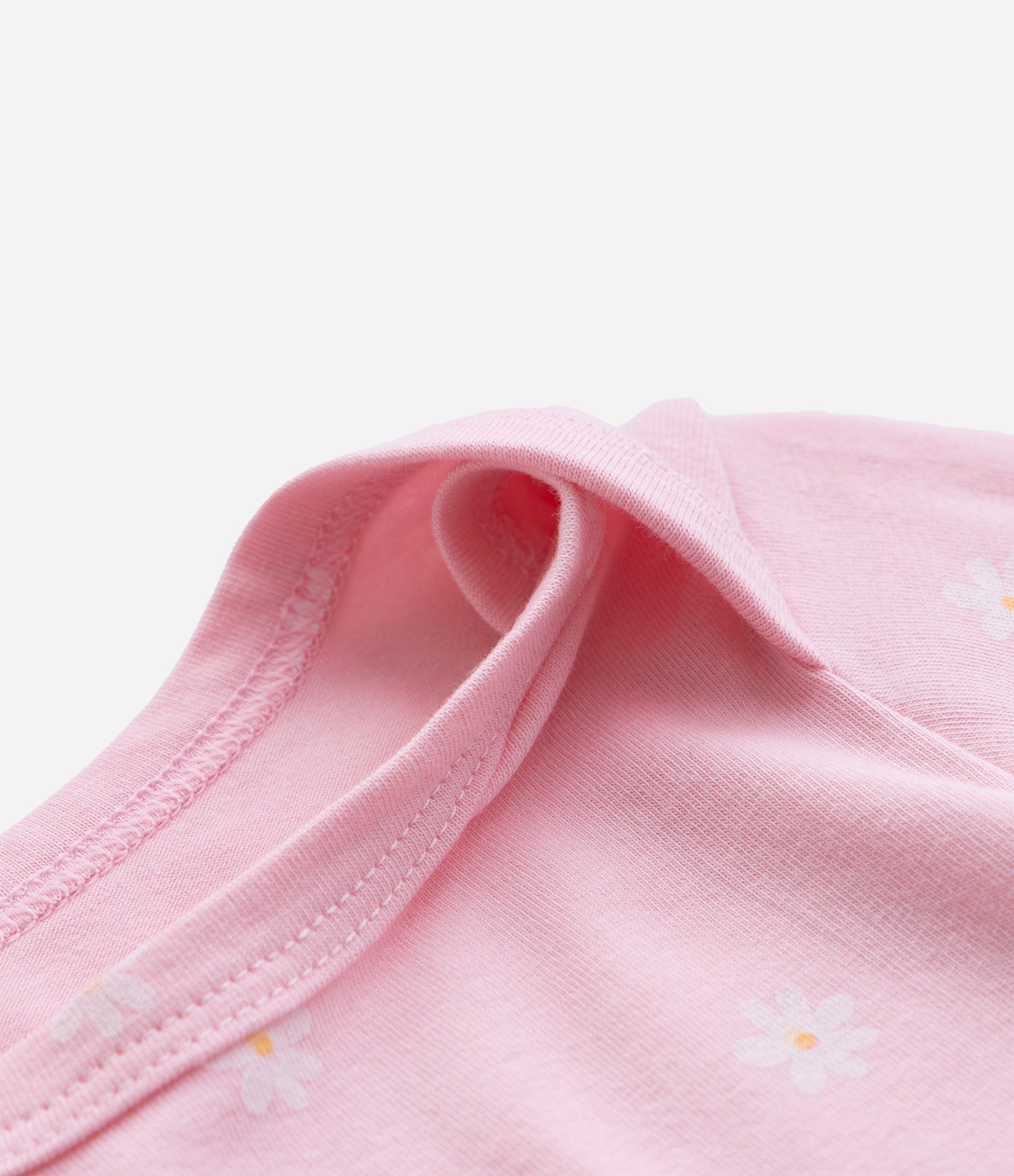 Body Infantil com Estampa de Margaridas - Tam RN a 18 meses Rosa 7