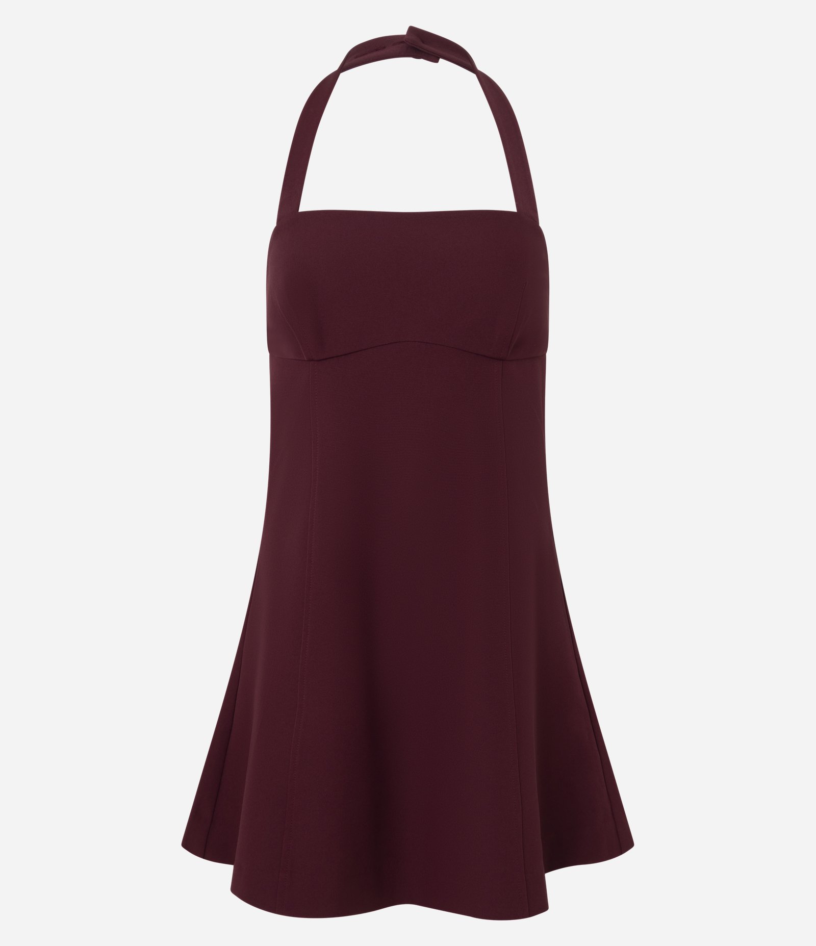 Vestido Curto com Decote Halter Neck Vermelho 5