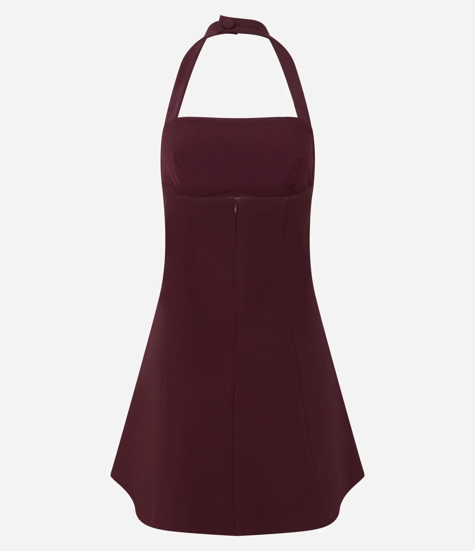 Vestido Curto com Decote Halter Neck Vermelho 6