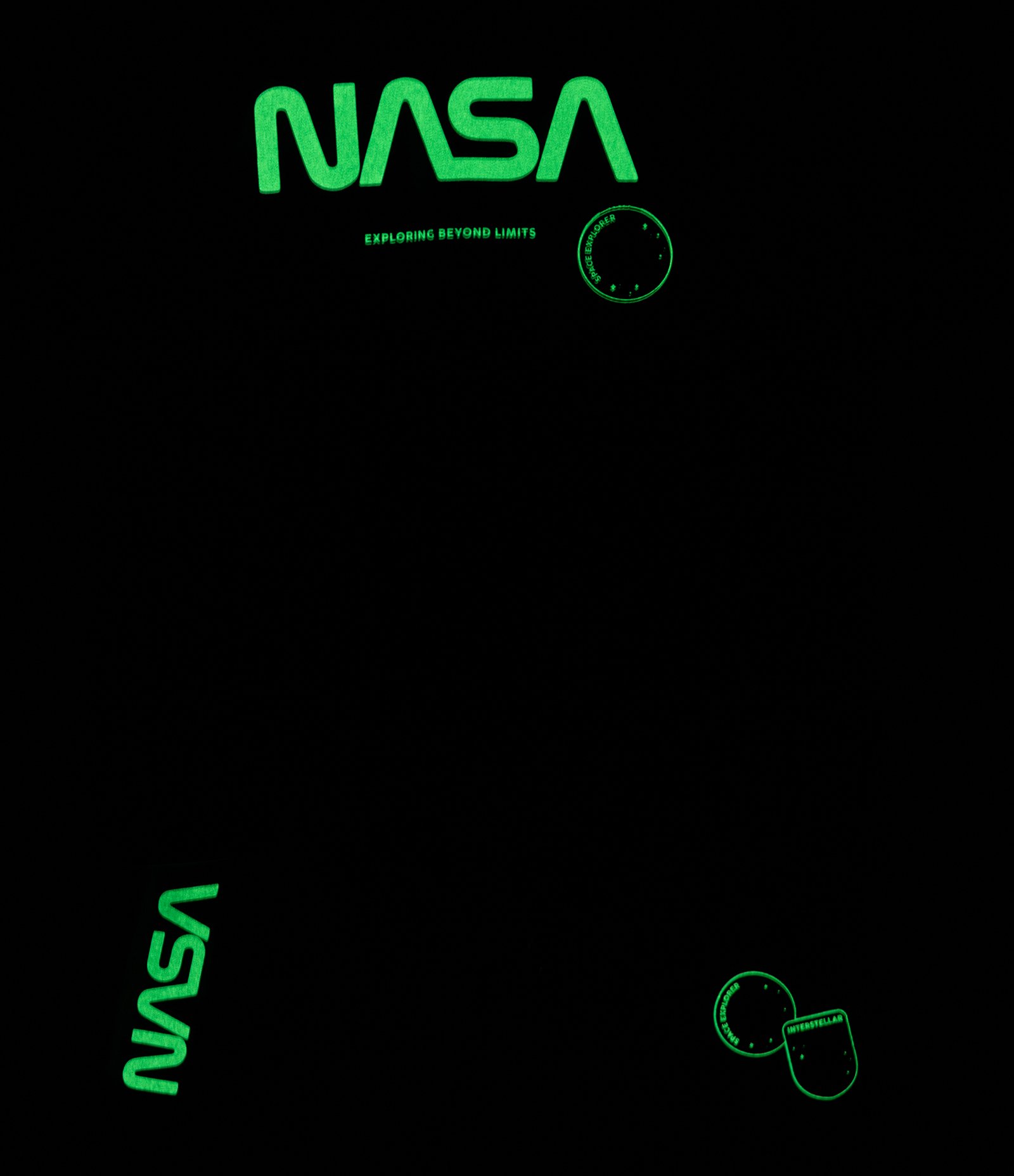 Pijama Infantil com Blusa e Short com Estampa Nasa - Tam 5 A 12 Anos Azul 11