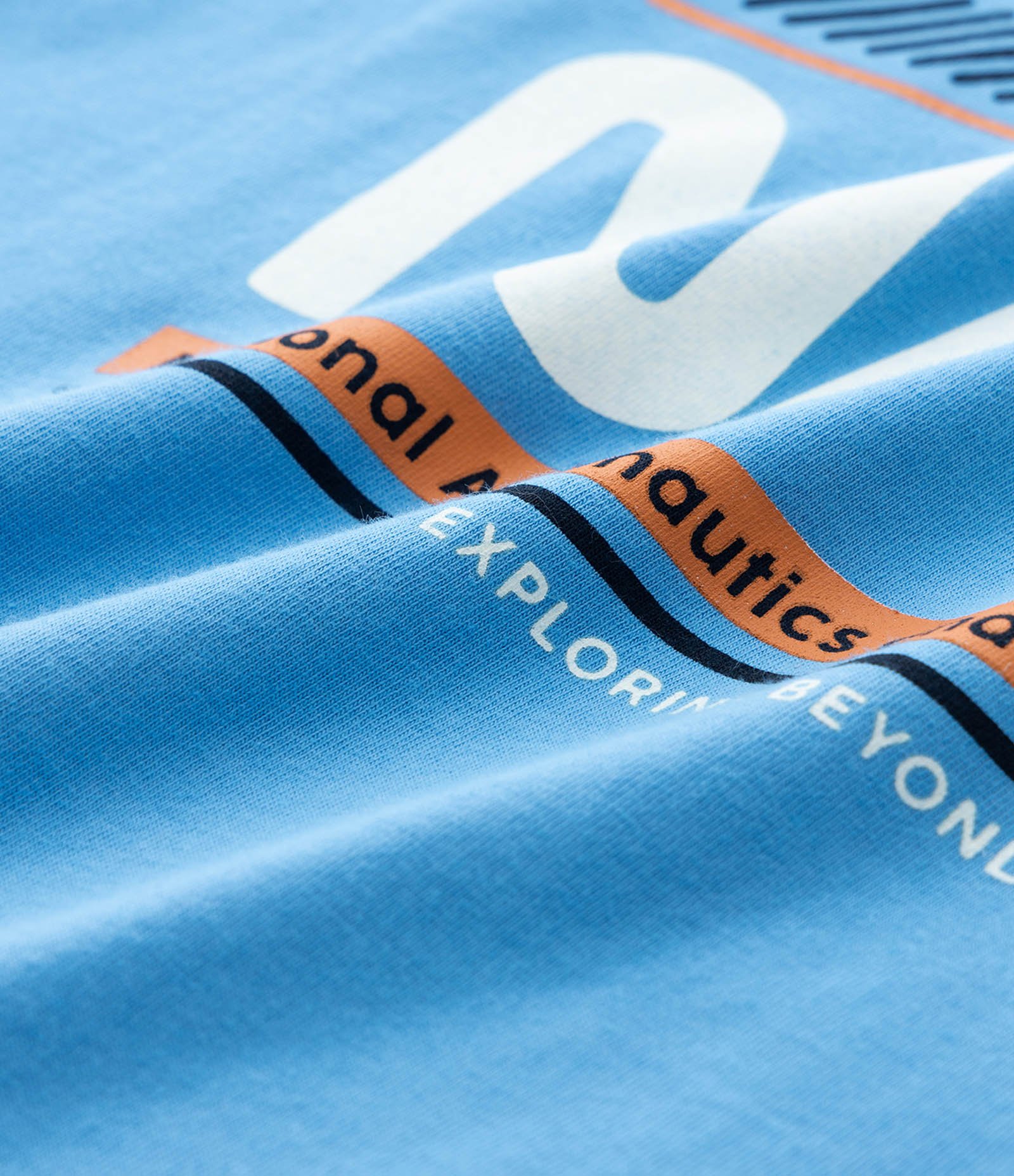 Pijama Infantil com Blusa e Short com Estampa Nasa - Tam 5 A 12 Anos Azul 7