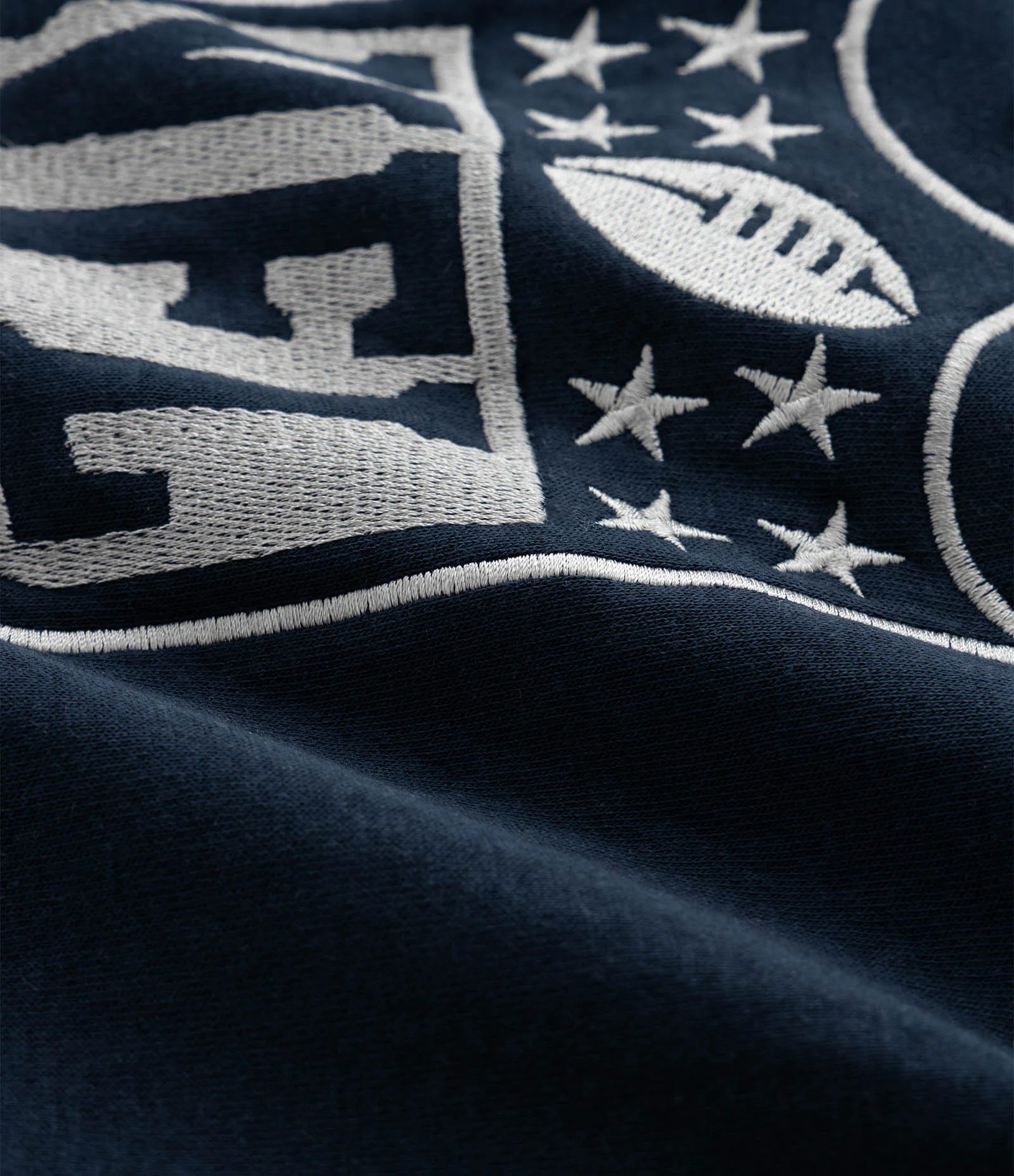 Casaco Infantil Bomber com Bordado da NFL – Tam 5 a 14 Anos Azul Marinho 3