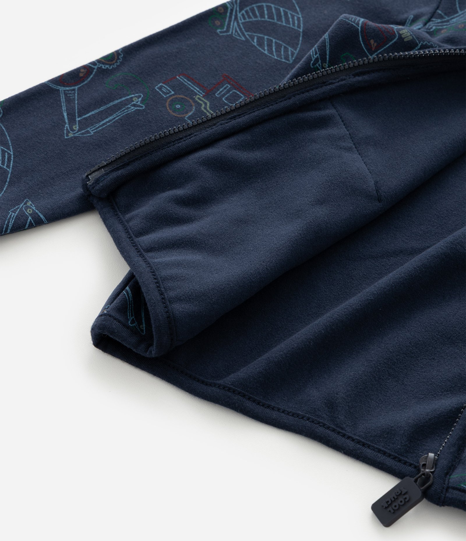 Conjunto Infantil em Fleece Estampa Caminhões – Tam 1 a 6 Anos Azul Marinho 11