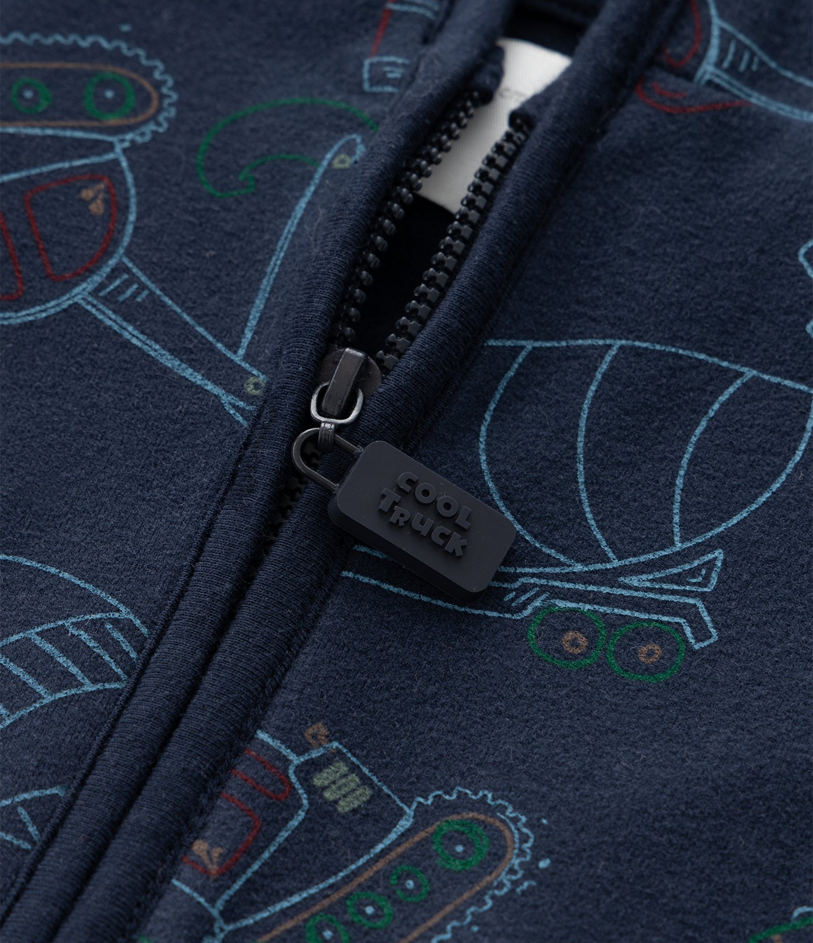 Conjunto Infantil em Fleece Estampa Caminhões – Tam 1 a 6 Anos Azul Marinho 13