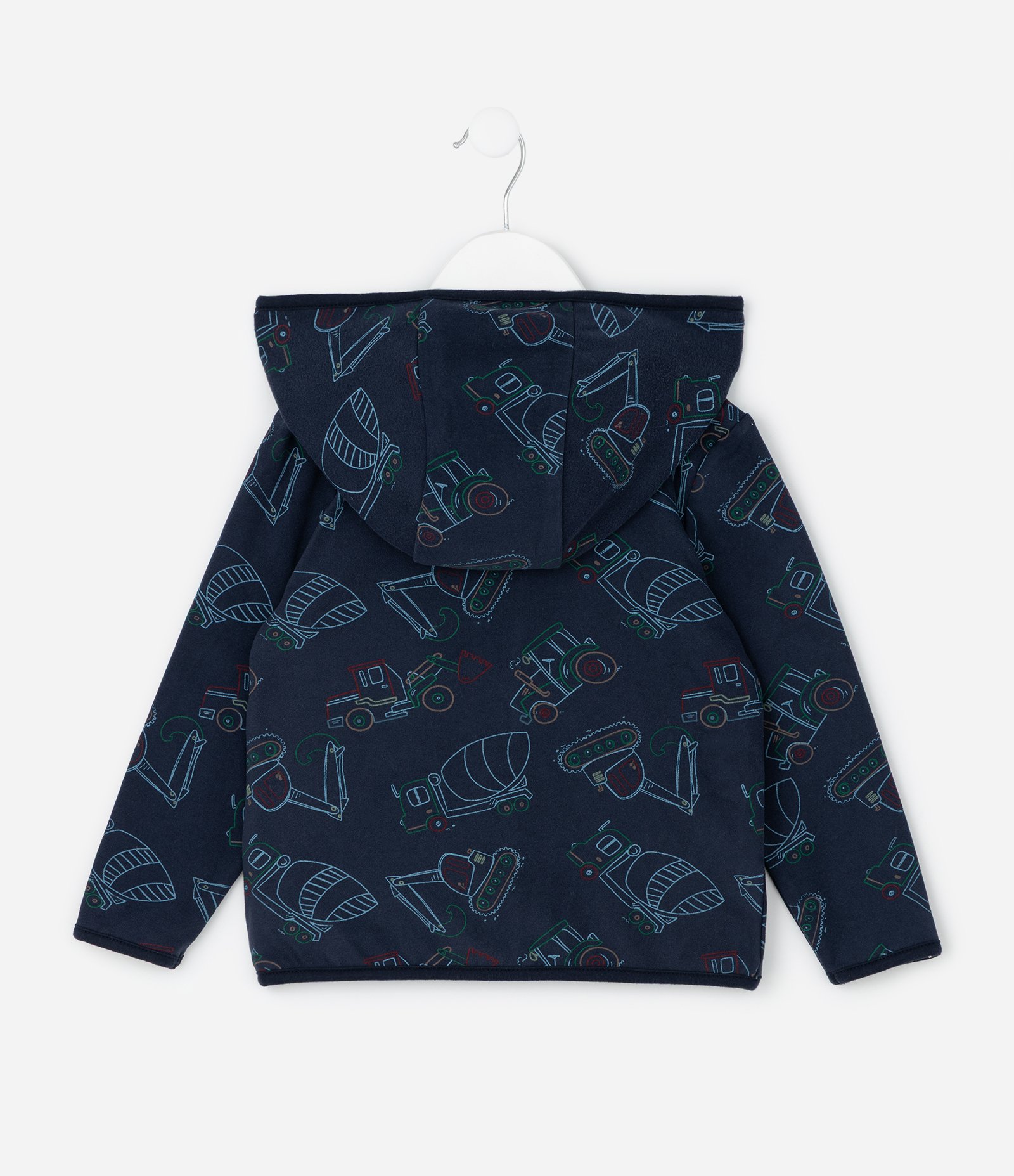 Conjunto Infantil em Fleece Estampa Caminhões – Tam 1 a 6 Anos Azul Marinho 4